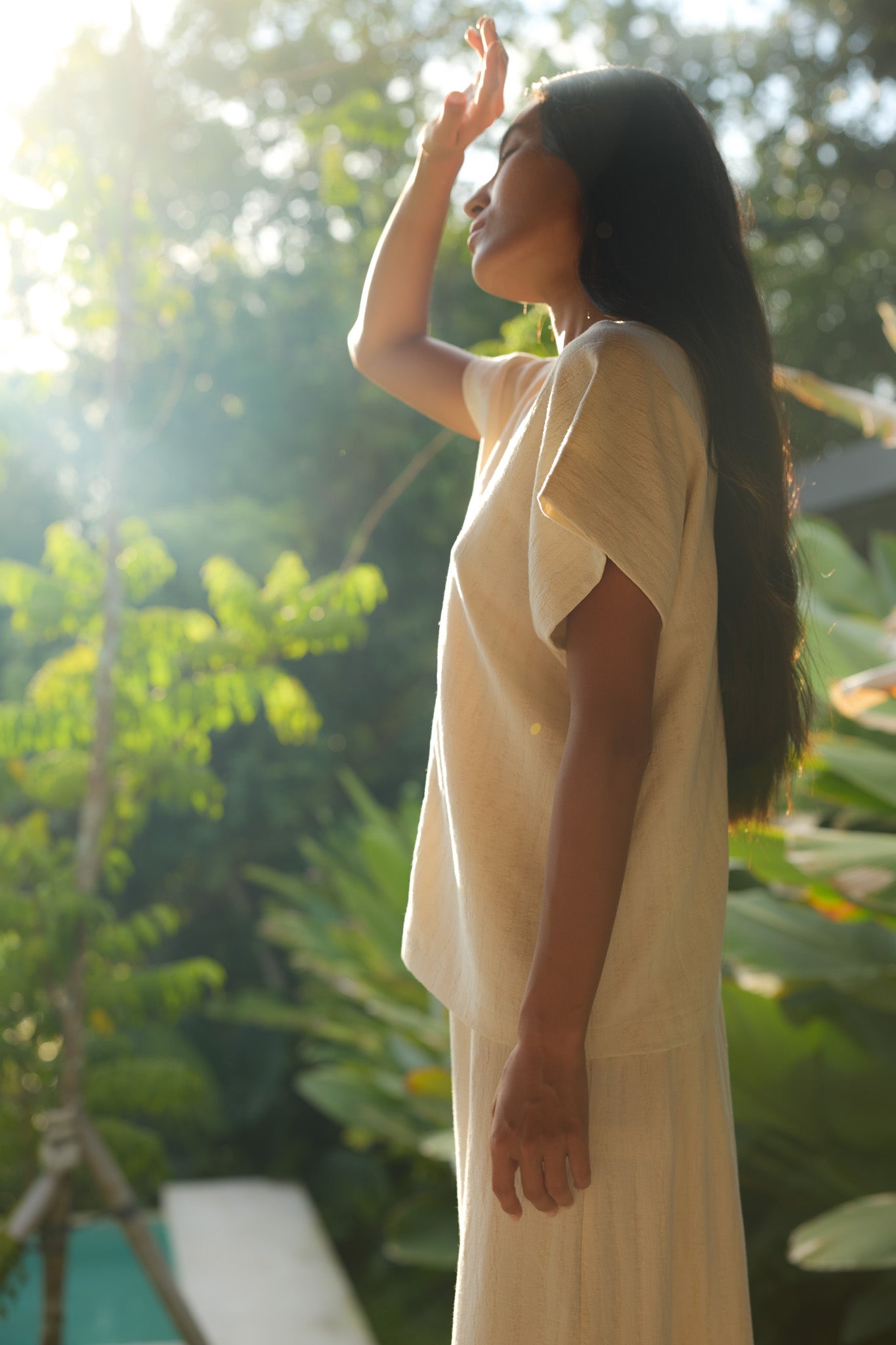 Linen Kaftan Top