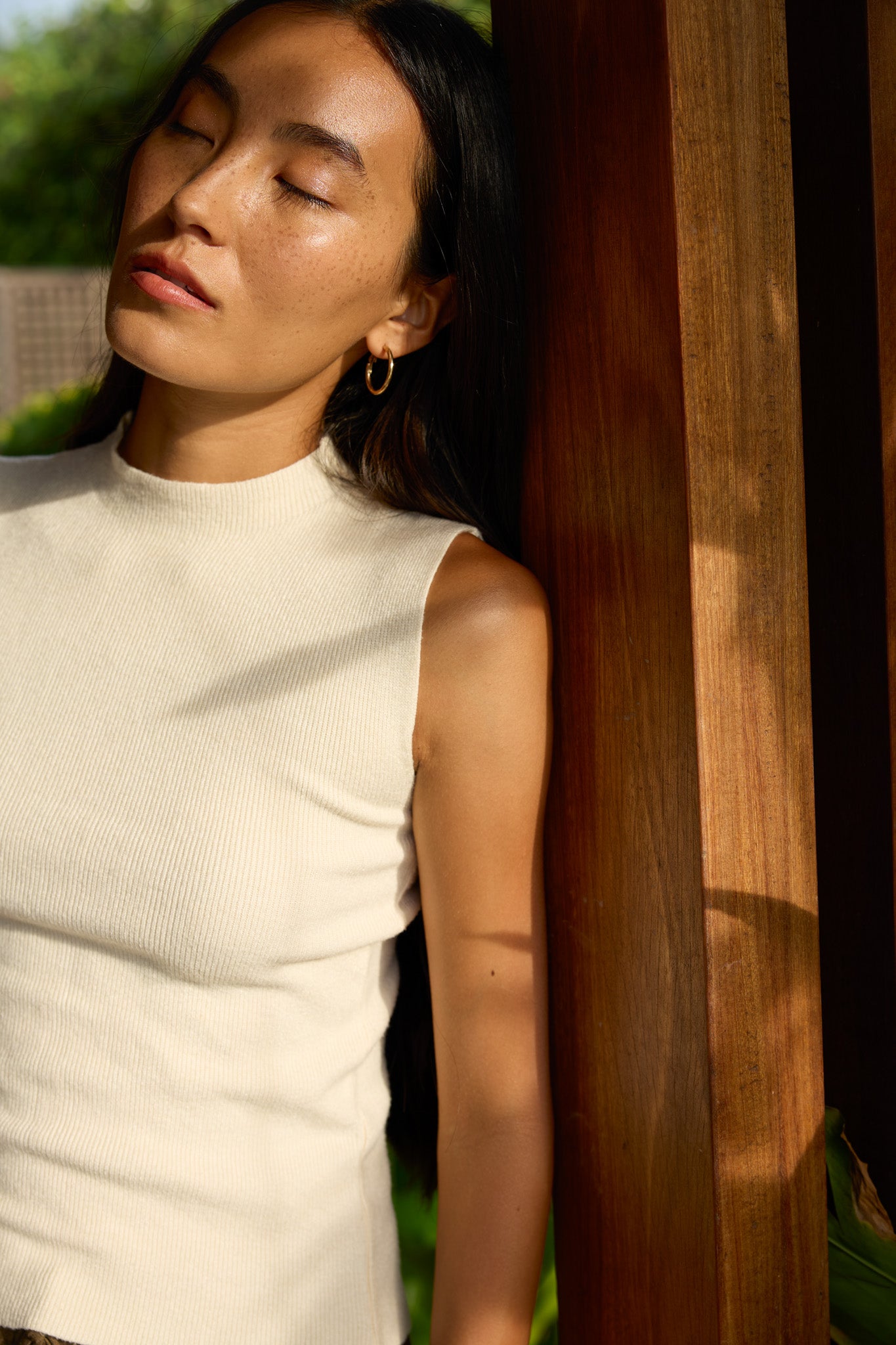 High Neck Knit Top