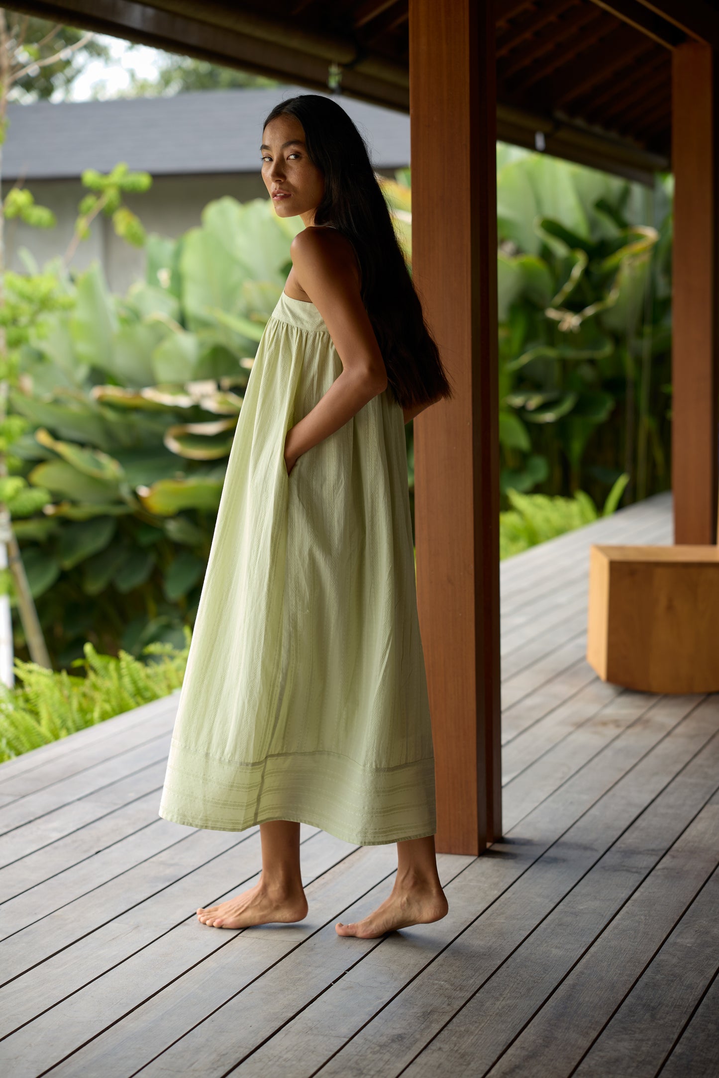 Itzel Embroidery Cotton Dress