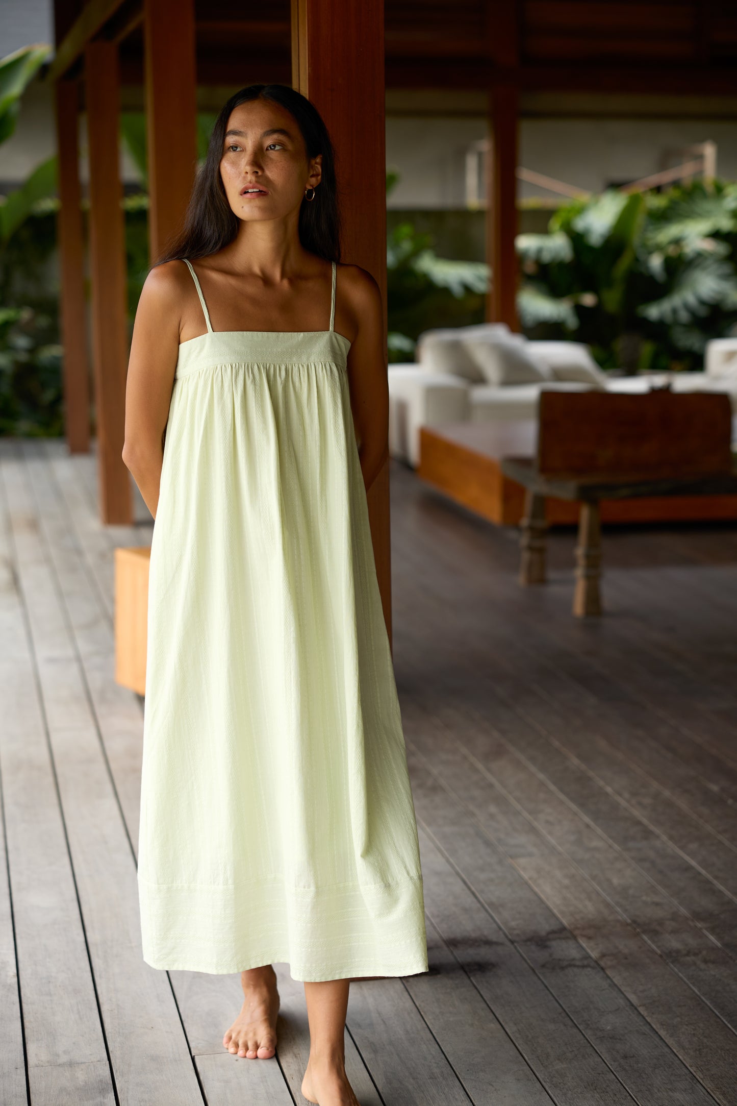 Itzel Embroidery Cotton Dress