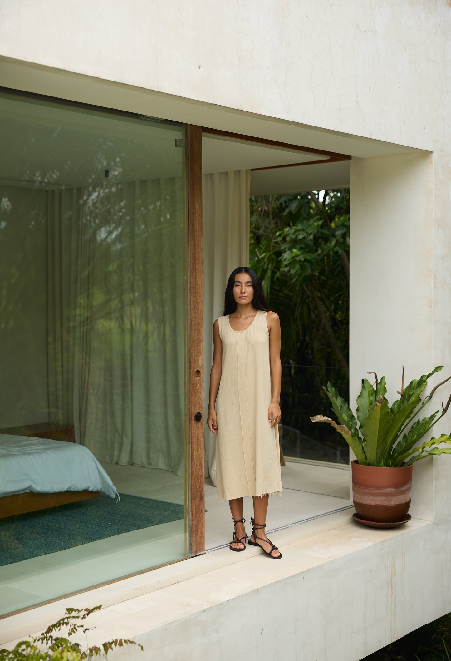 Alesia Linen Dress