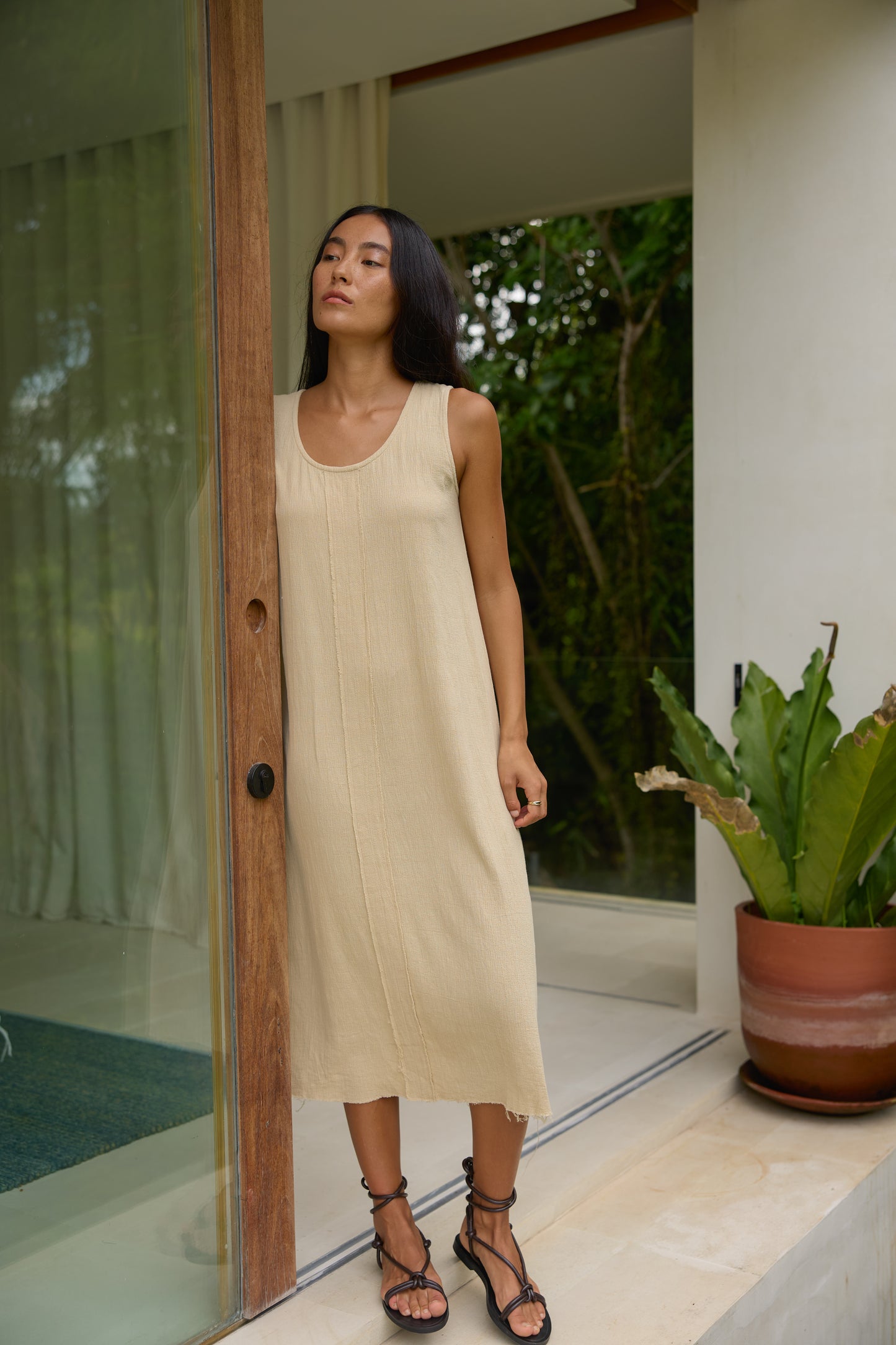 Alesia Linen Dress