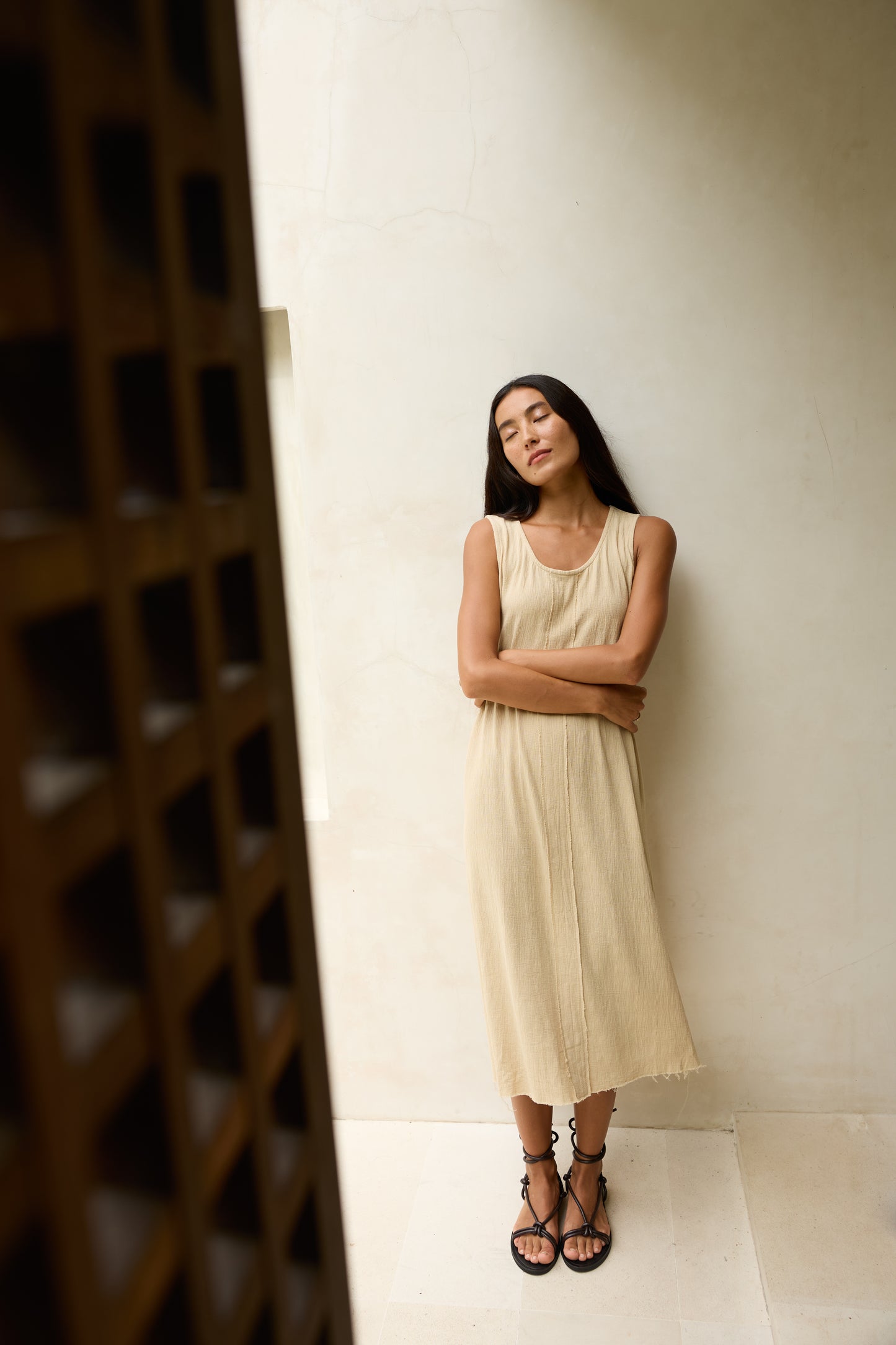 Alesia Linen Dress