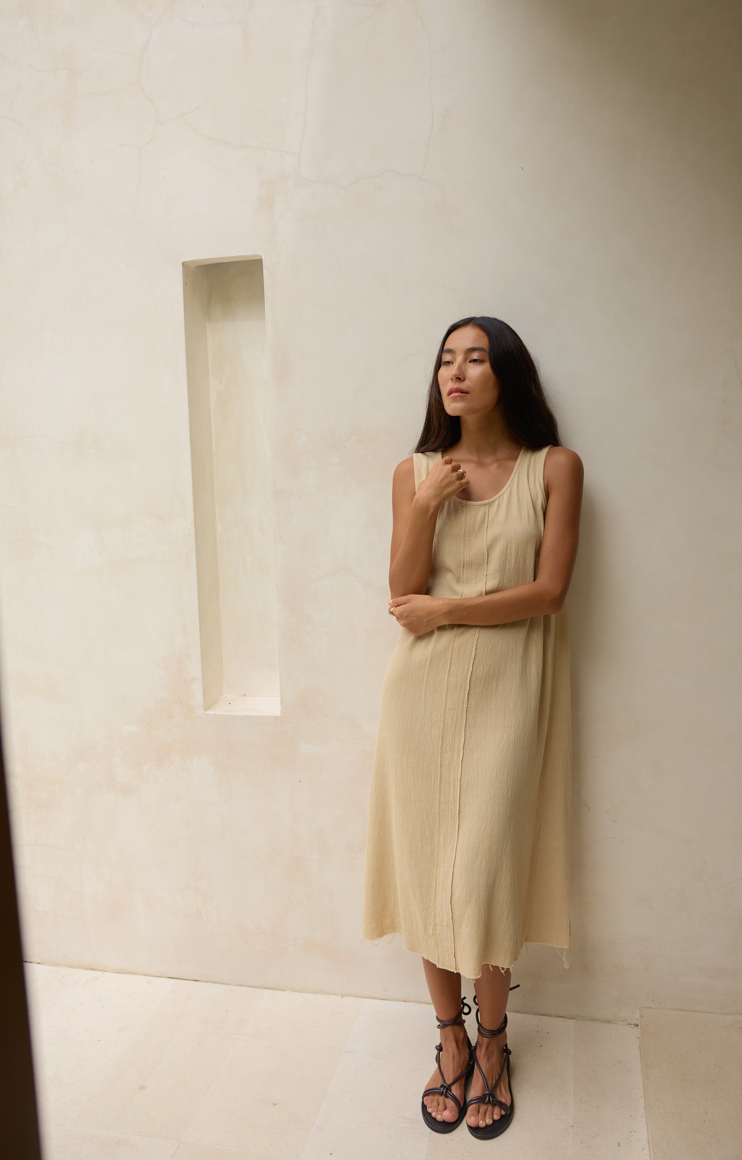 Alesia Linen Dress