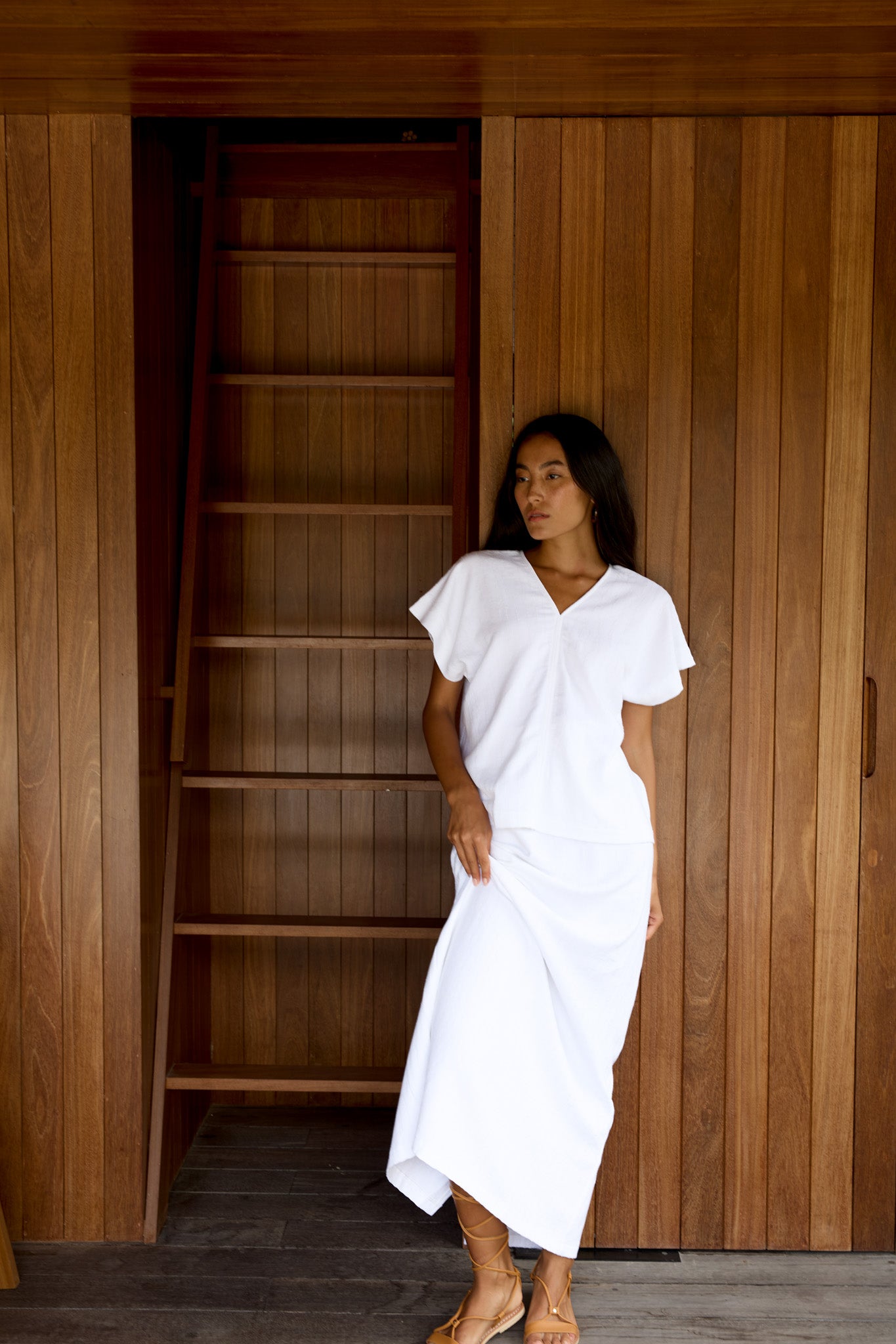 Linen Kaftan Top