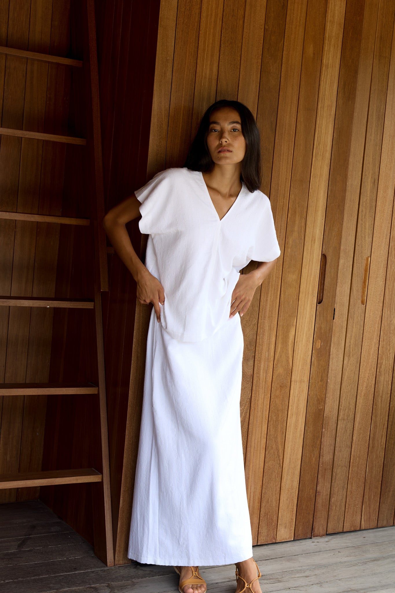 Linen Kaftan Top