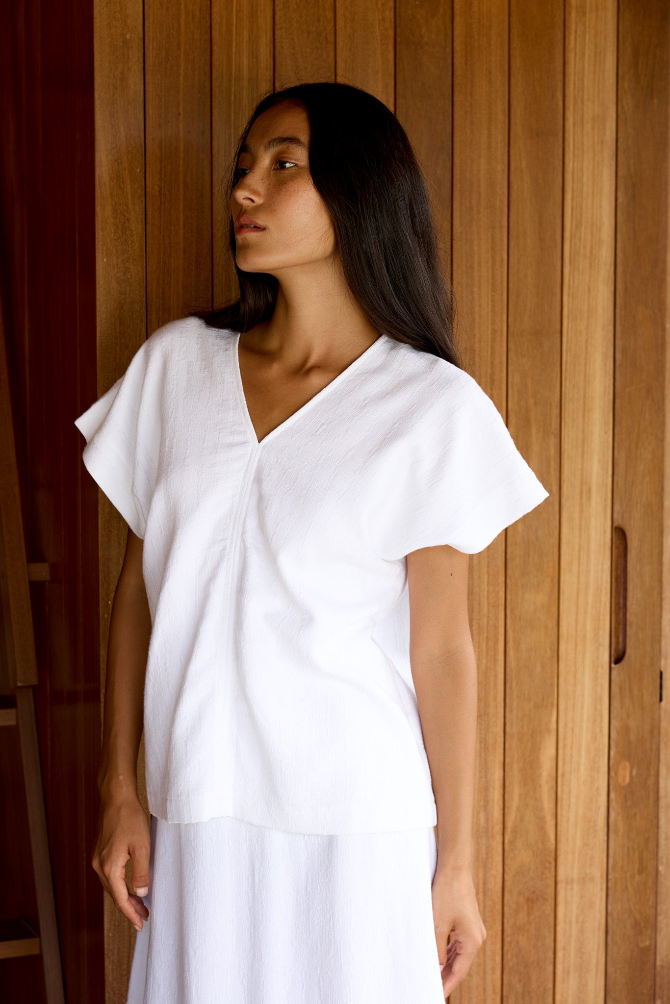 Linen Kaftan Top