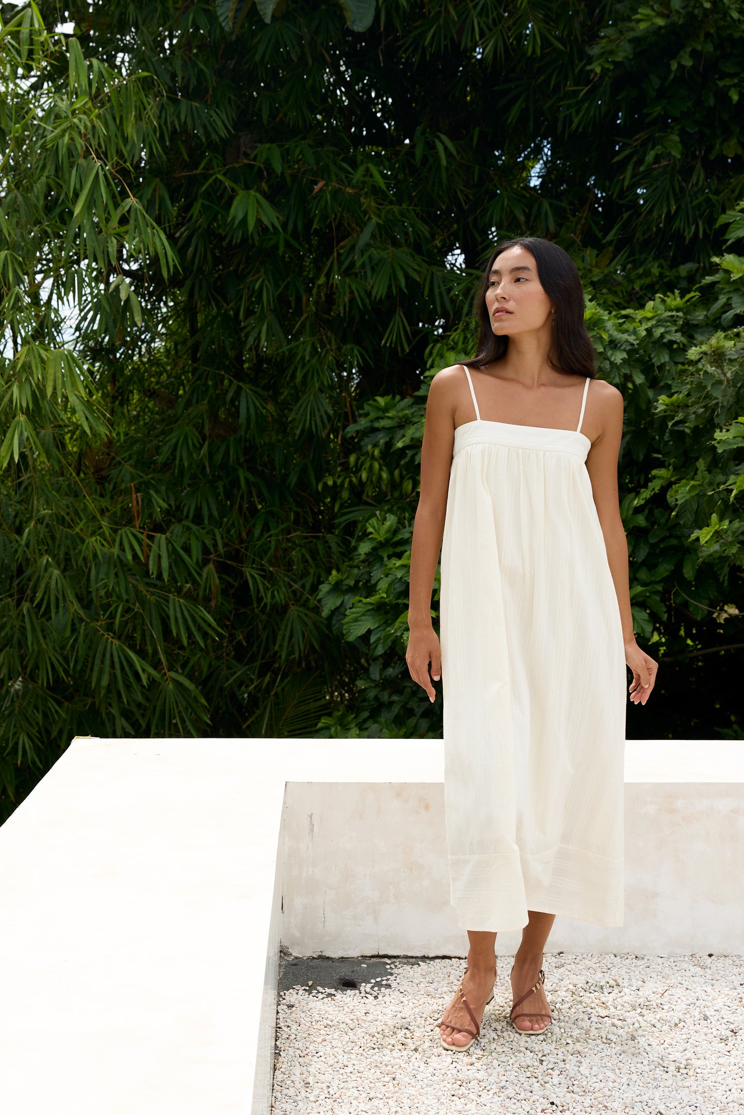 Itzel Embroidery Cotton Dress