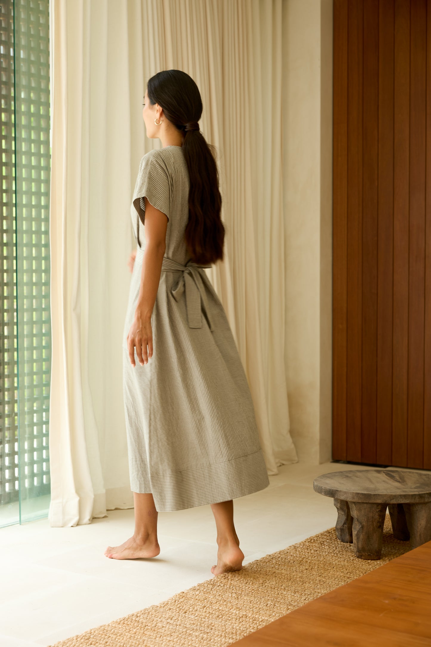 Nouvelle Stripe Cotton Dress