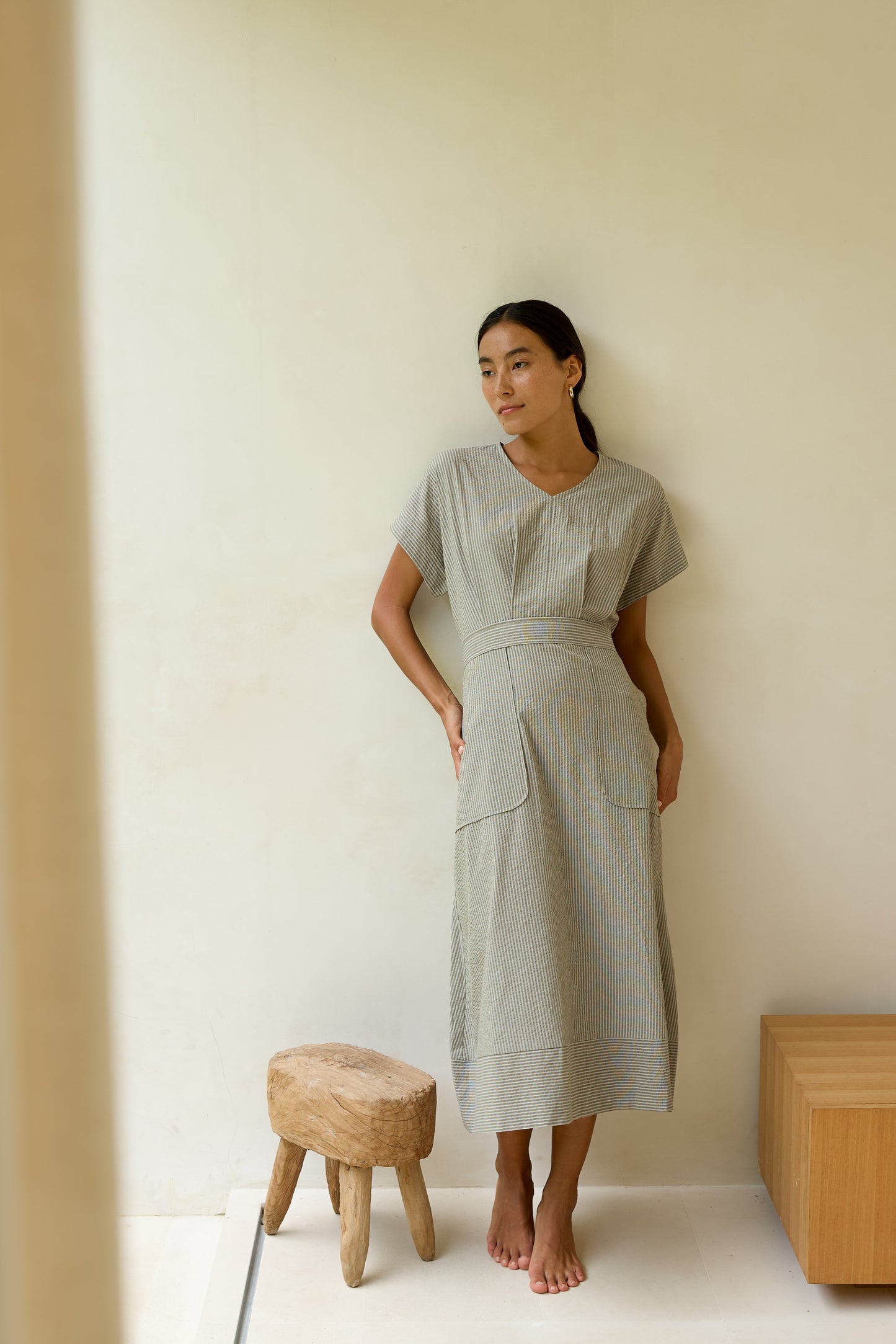 Nouvelle Stripe Cotton Dress