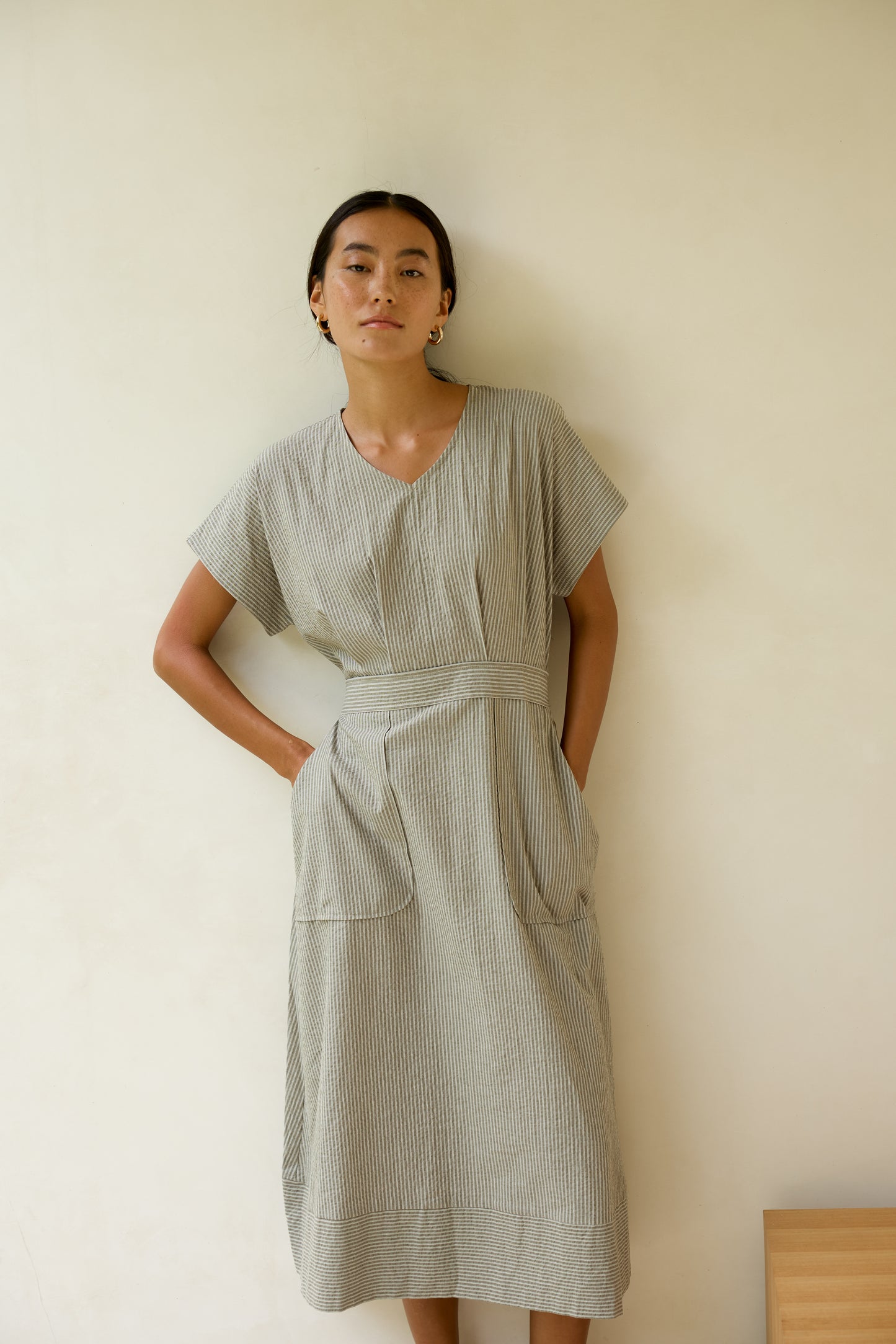 Nouvelle Stripe Cotton Dress