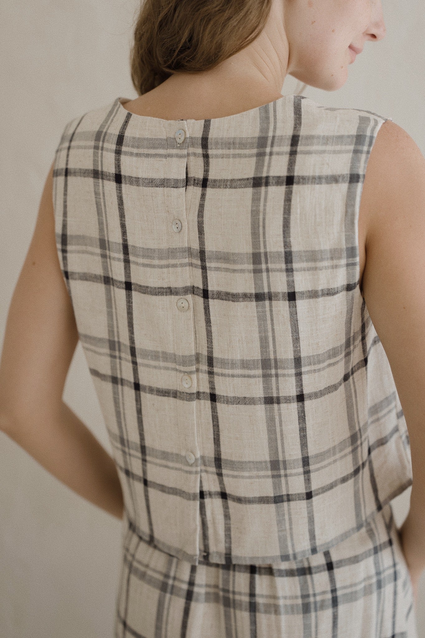 Midi Linen Skirt