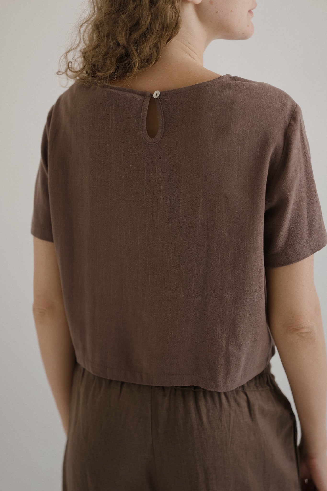 Boxy Linen Tee
