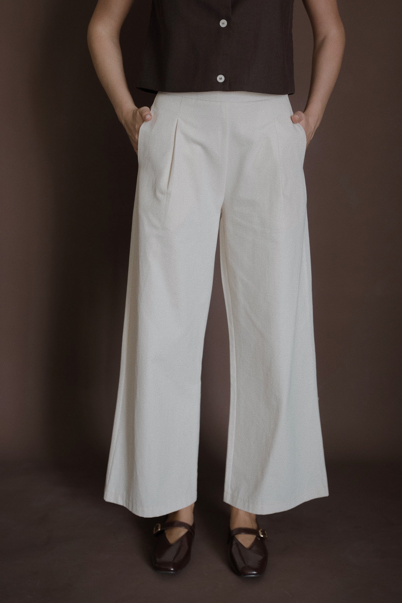 Button Linen Top