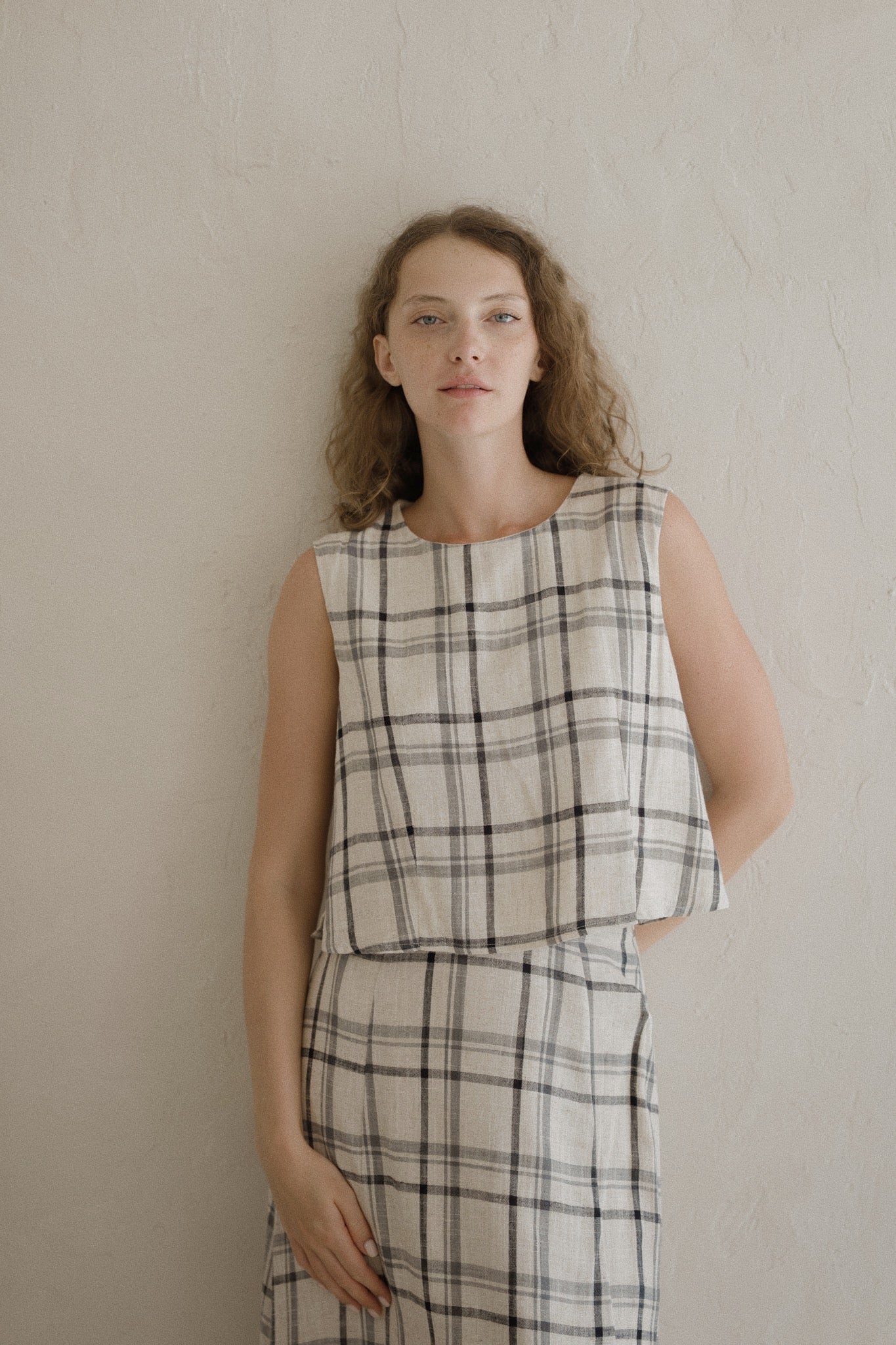 Midi Linen Skirt