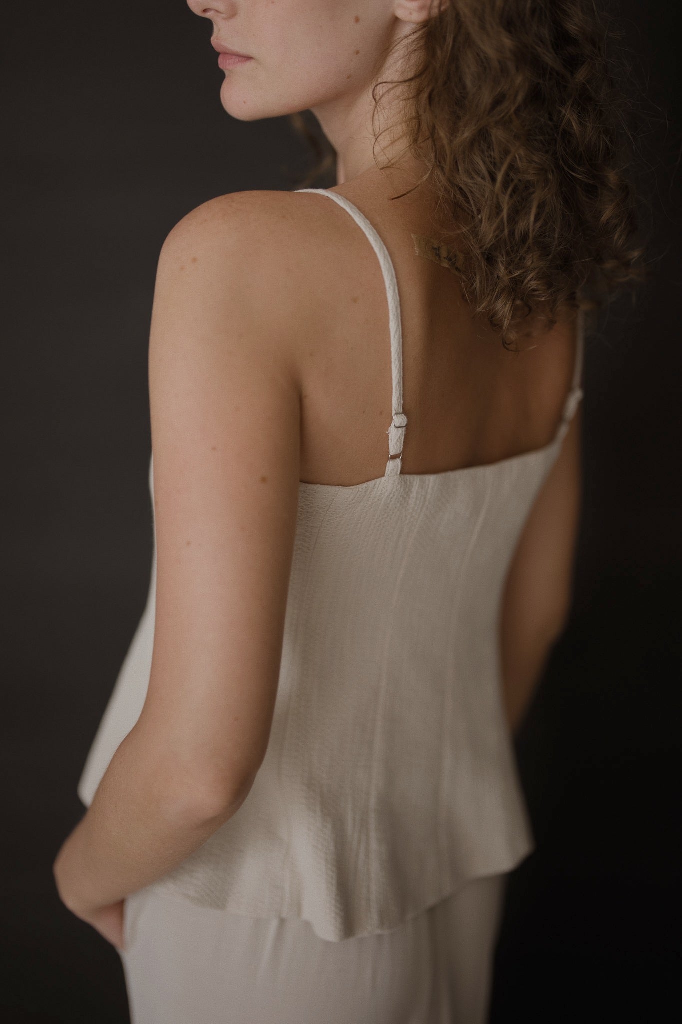 Textured Strap Top
