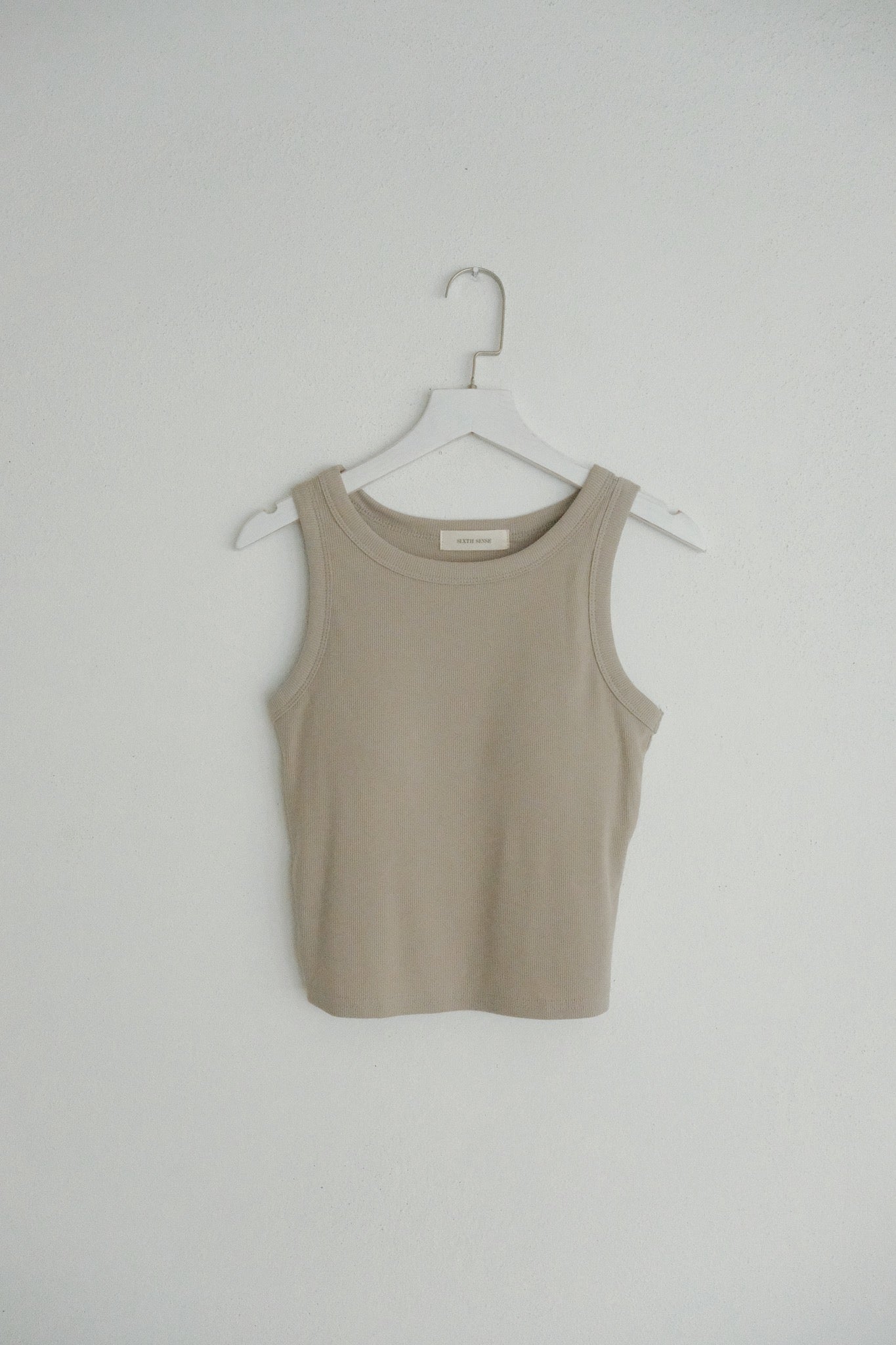 Cropped Padded Tank Top