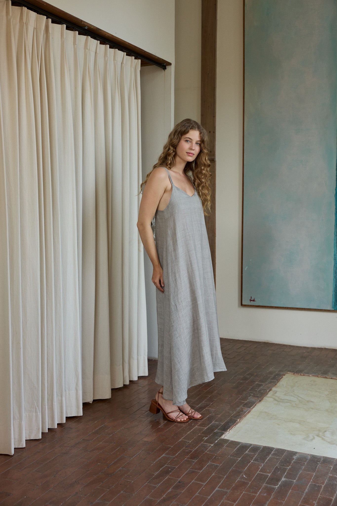 Tie Back Strap Dress