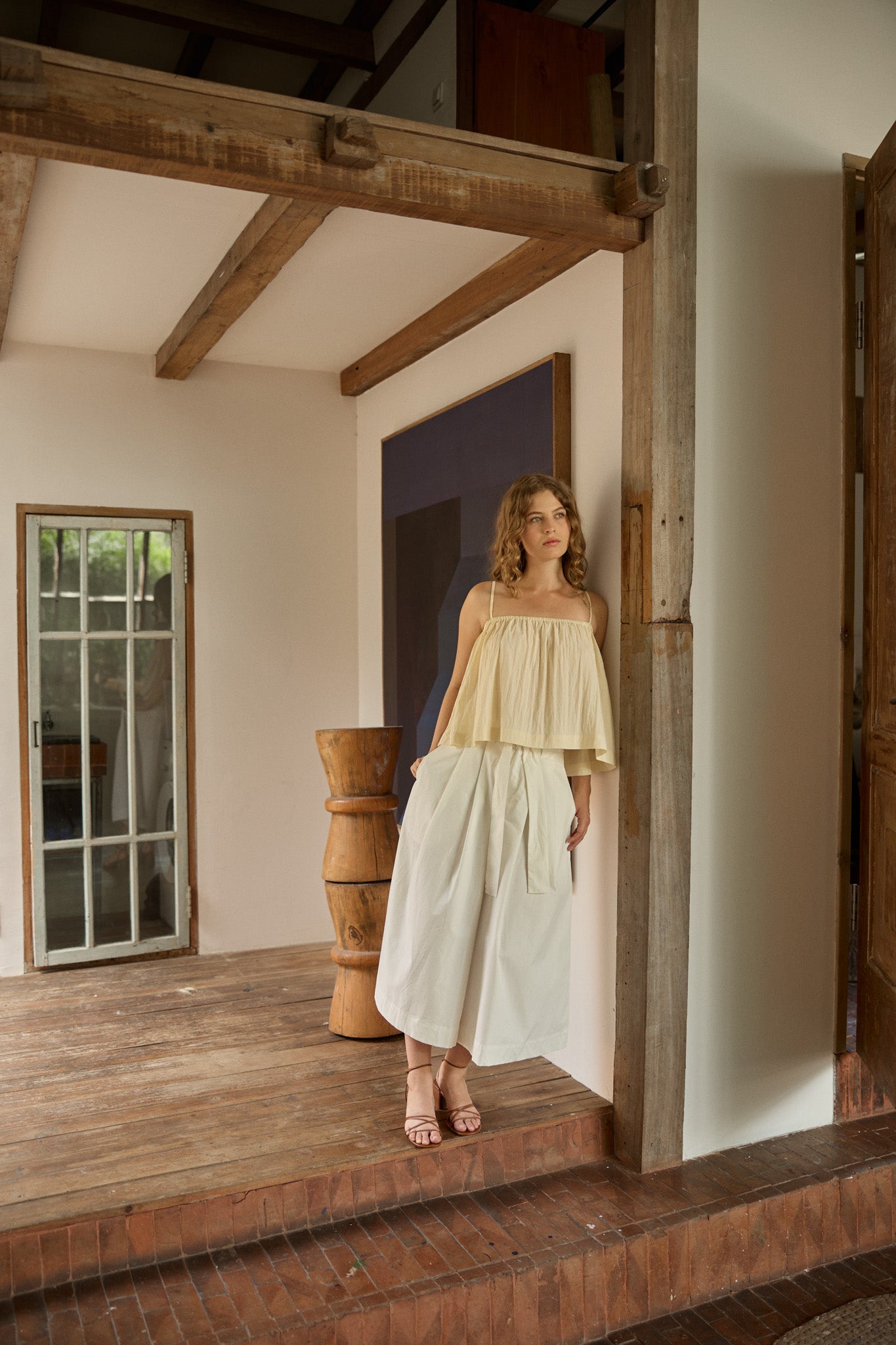 Belted Tailored Trousers