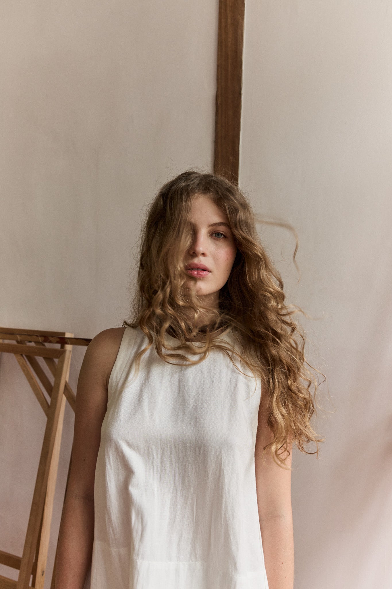 Eleona Linen Flare Top