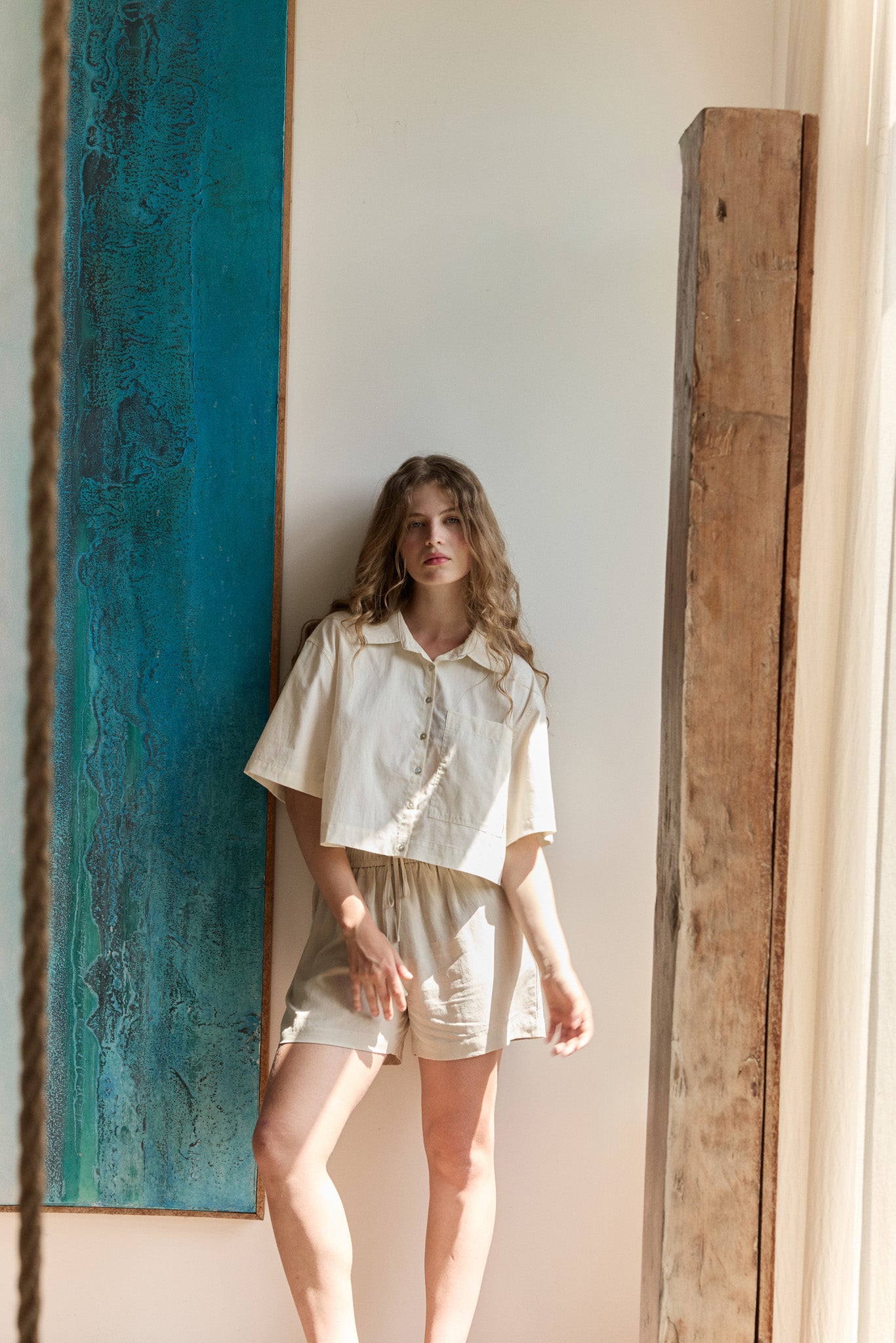 Boxy Flare Shirt