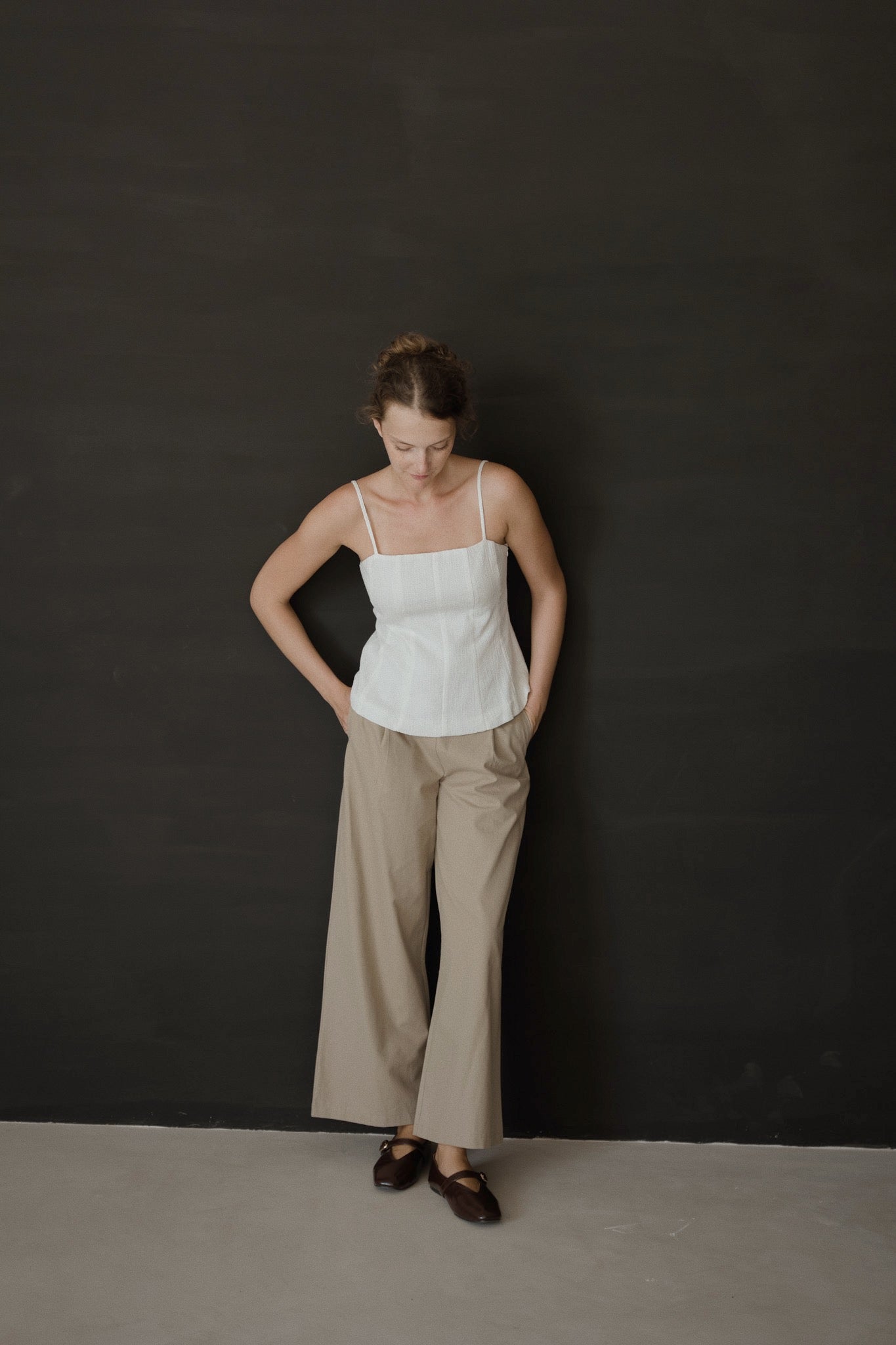 Cotton Tailored Trousers