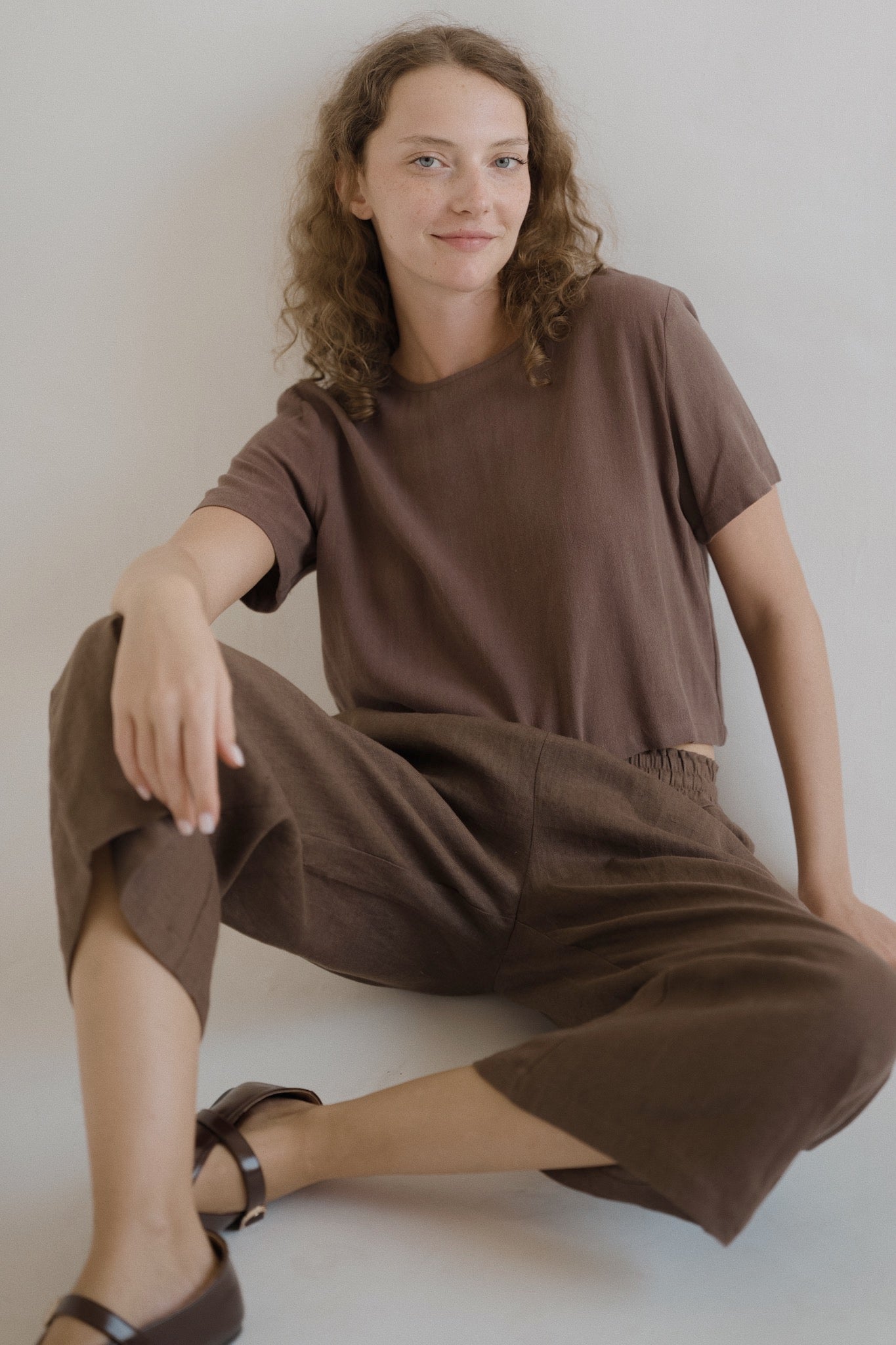 Elasticated Linen Culottes