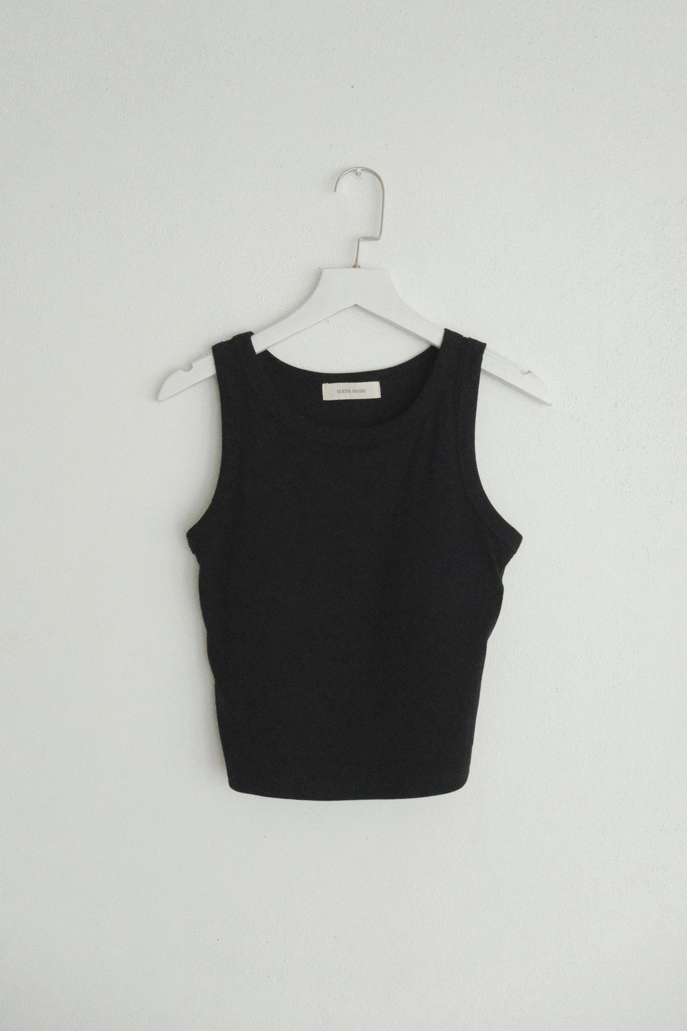 Cropped Padded Tank Top