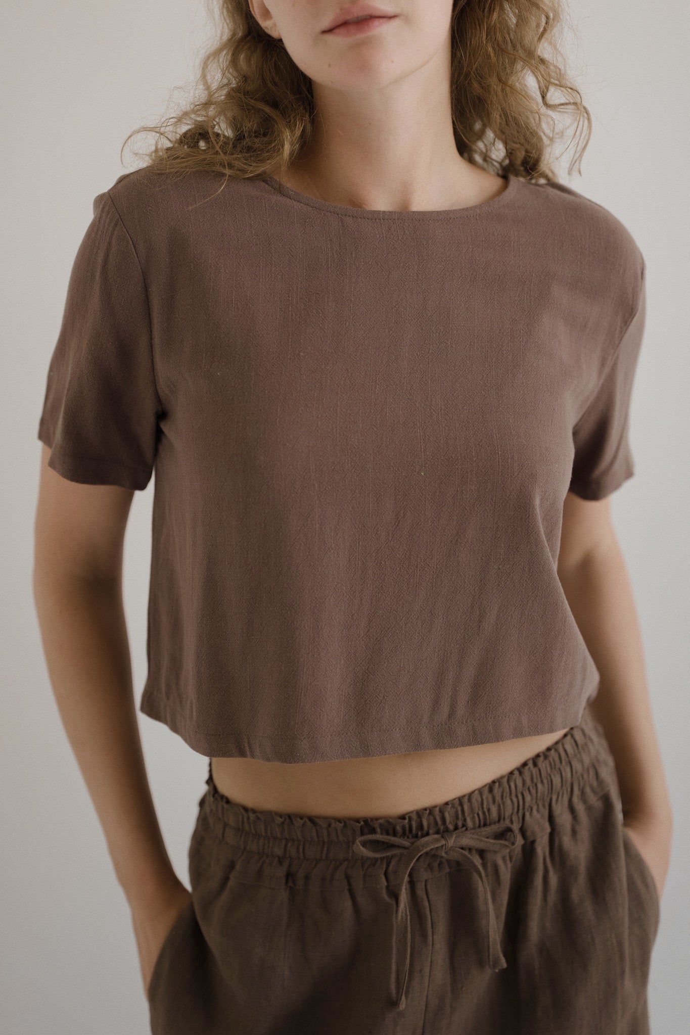 Boxy Linen Tee