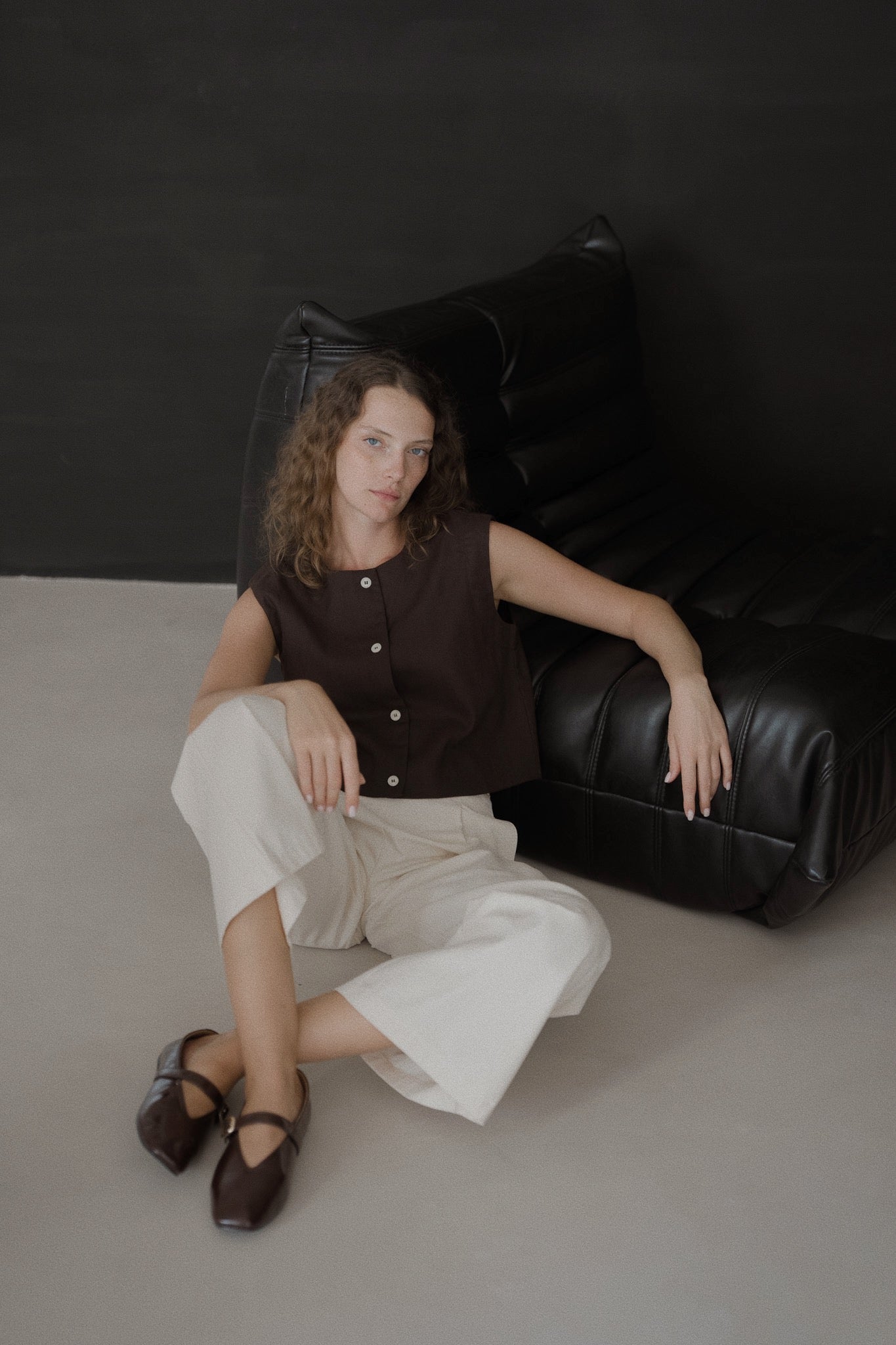 Cotton Tailored Trousers