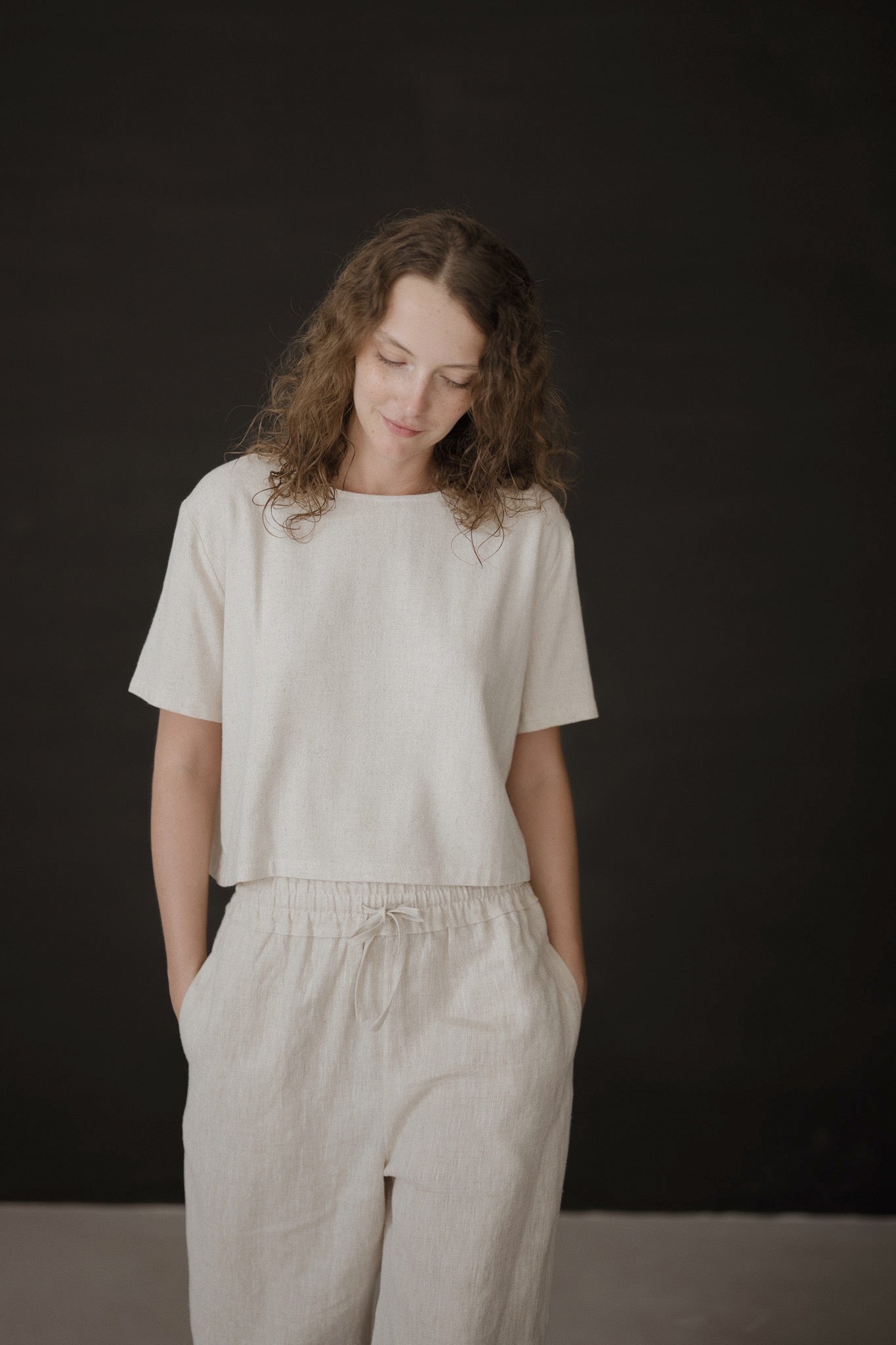 Elasticated Linen Culottes