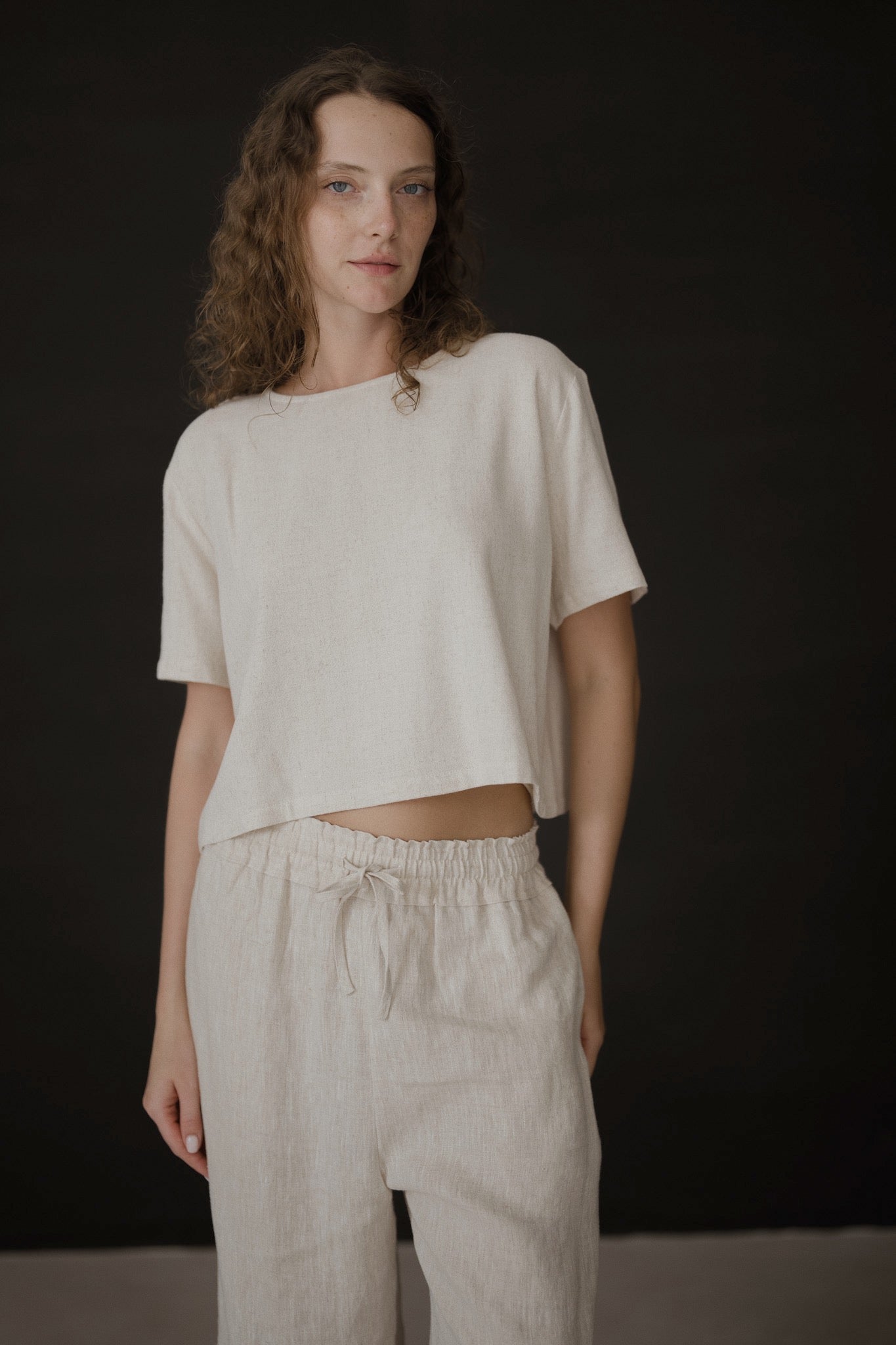 Elasticated Linen Culottes