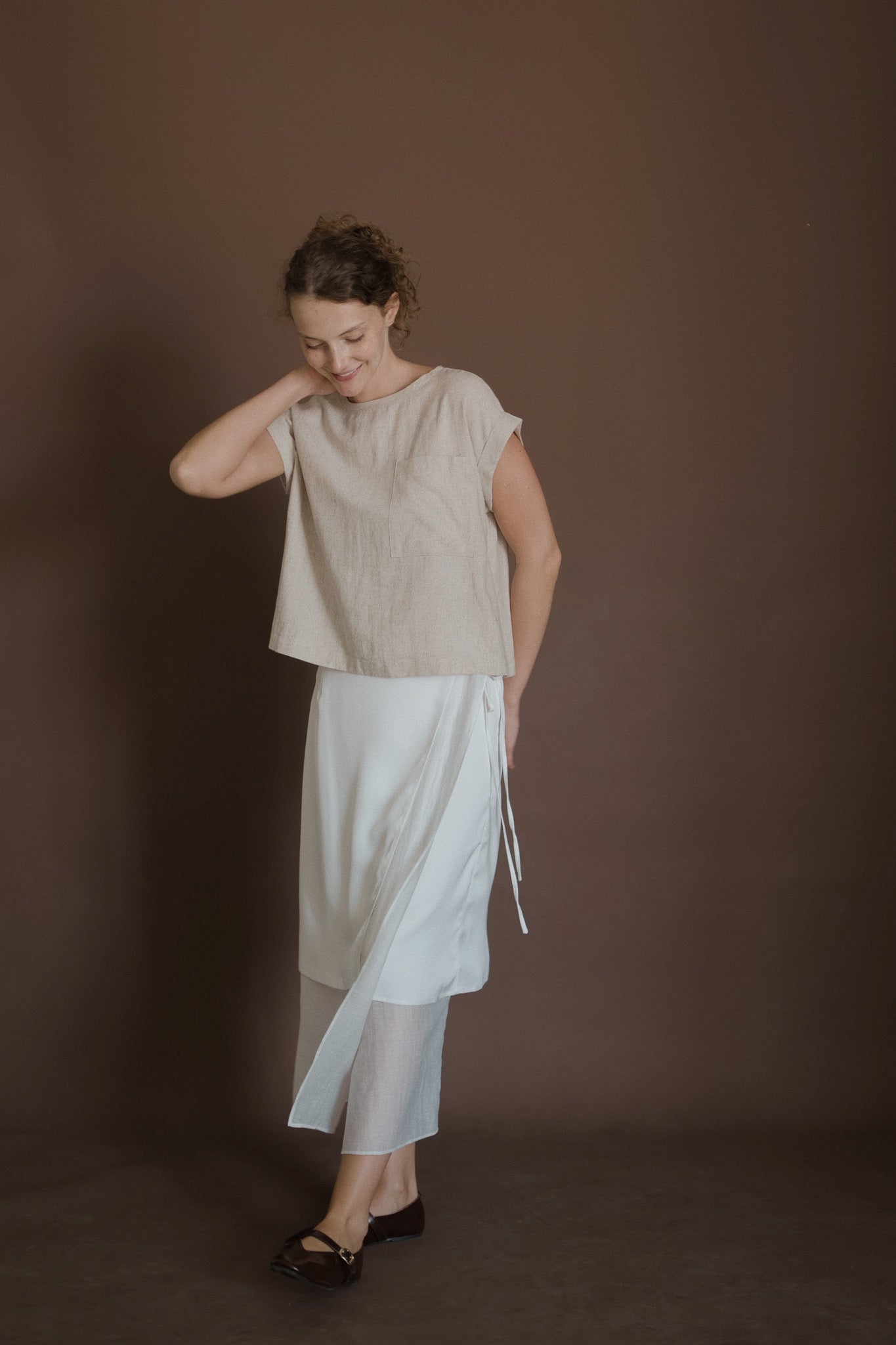 Pocket Linen Top