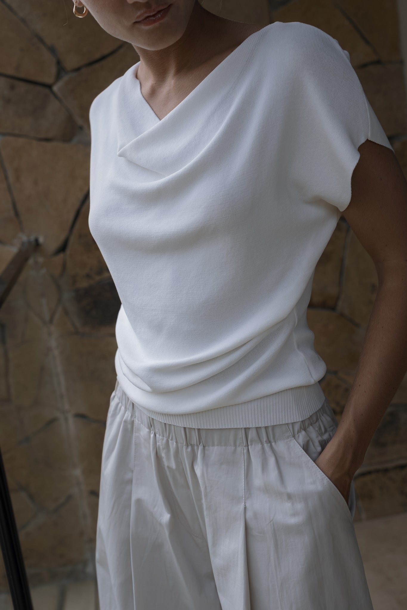 Drape Knit Top