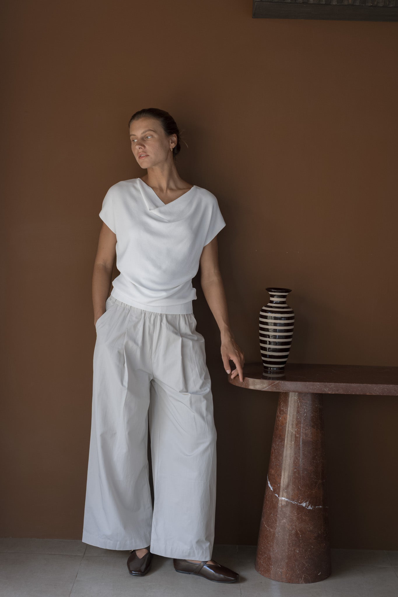 Drape Knit Top
