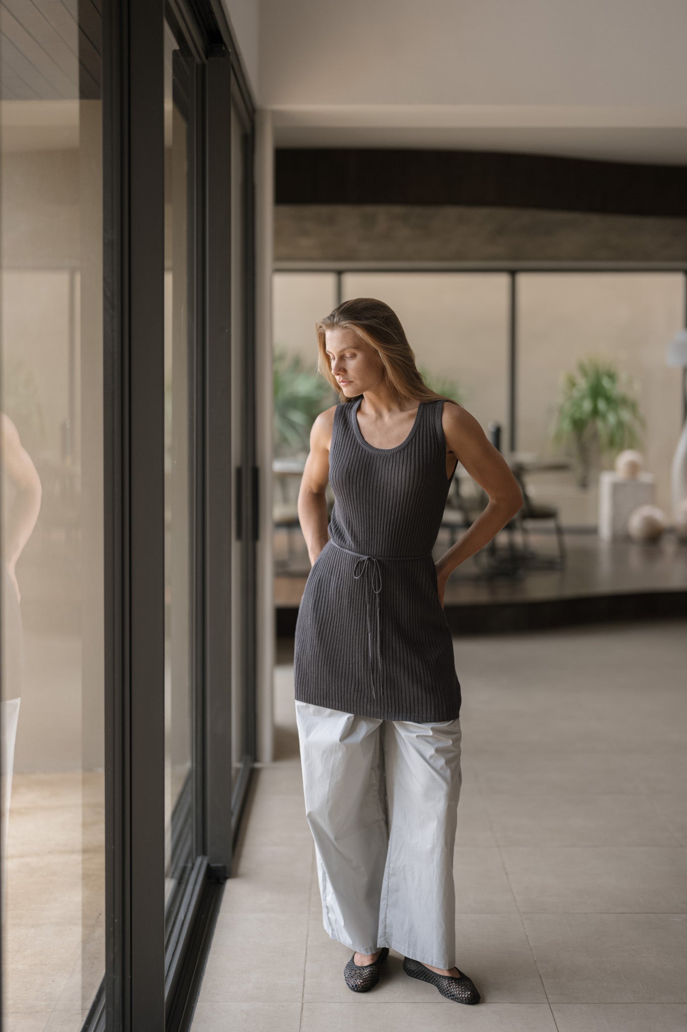 Crisp Flare Trousers