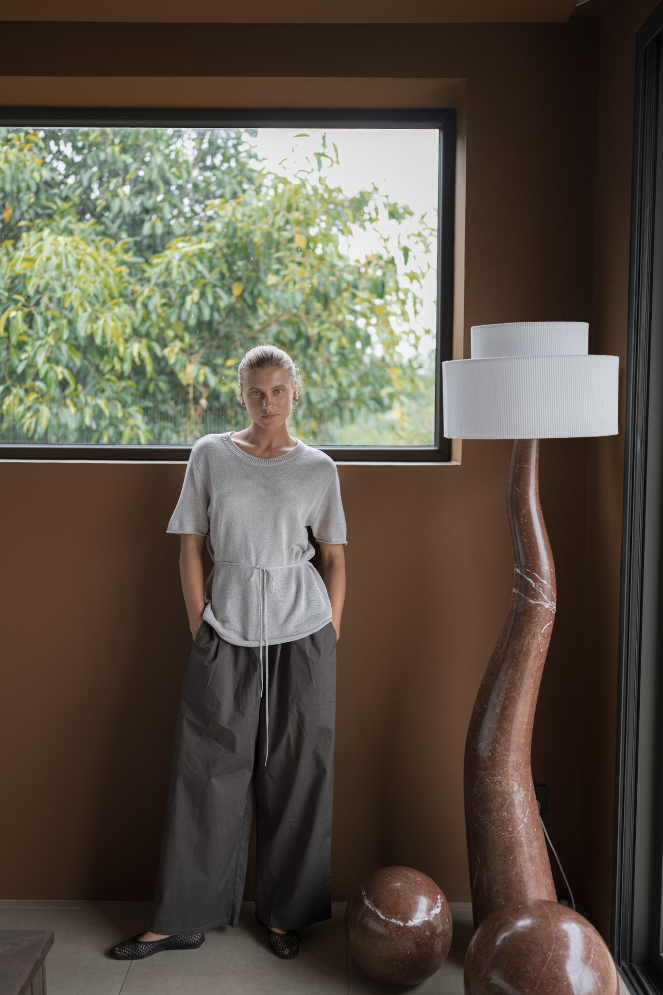 Crisp Flare Trousers