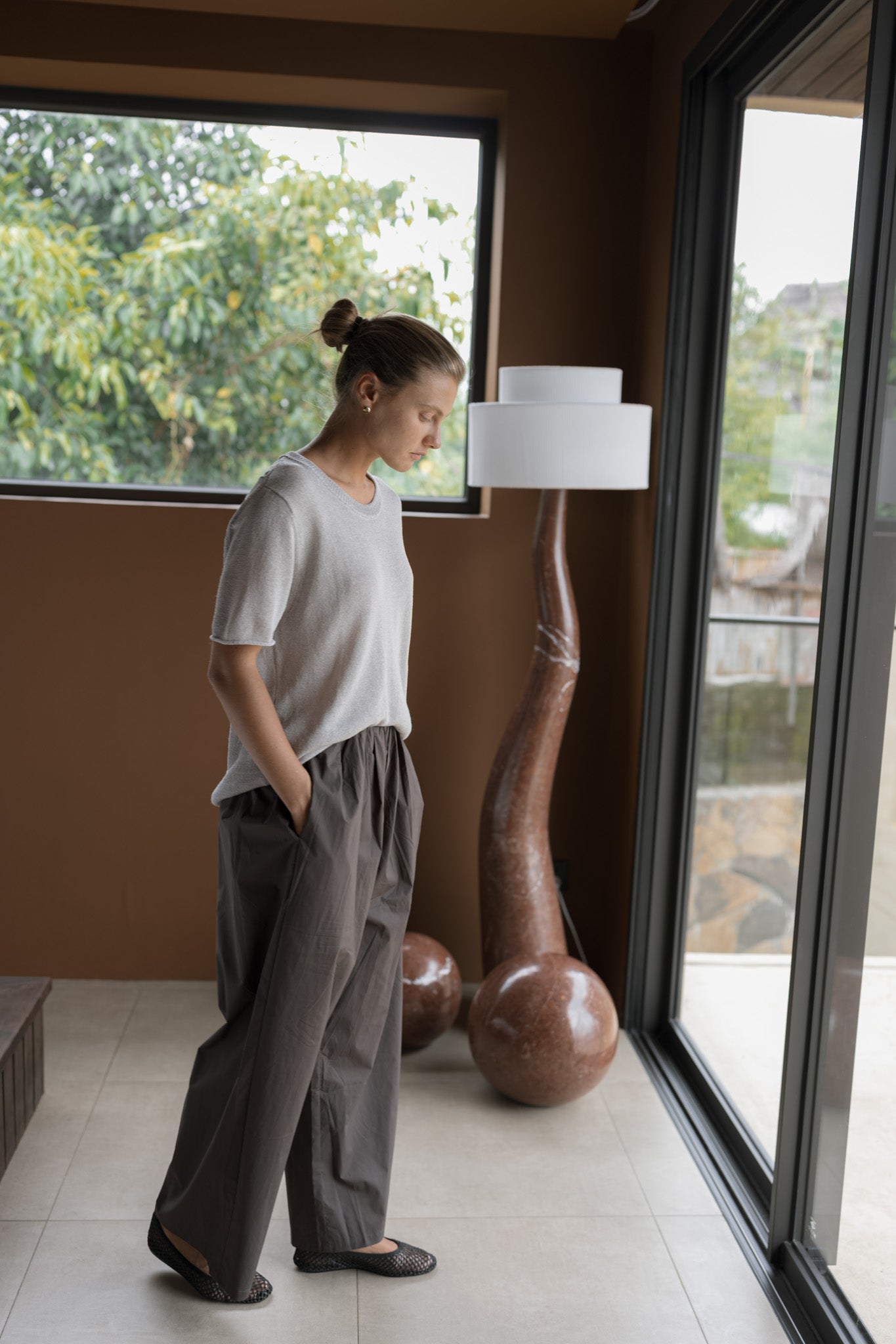 Crisp Flare Trousers