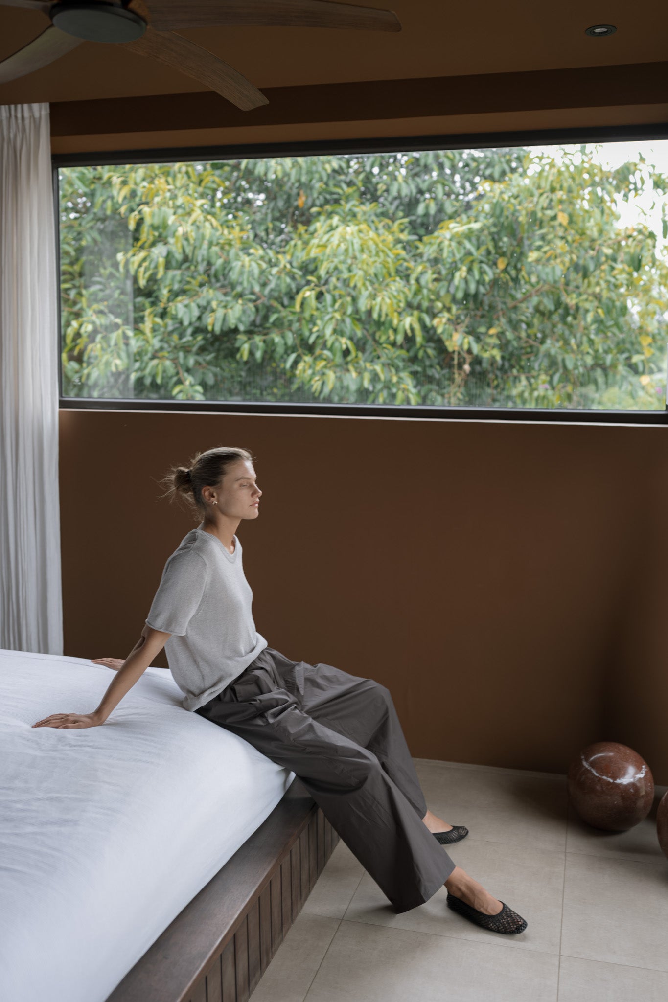 Crisp Flare Trousers