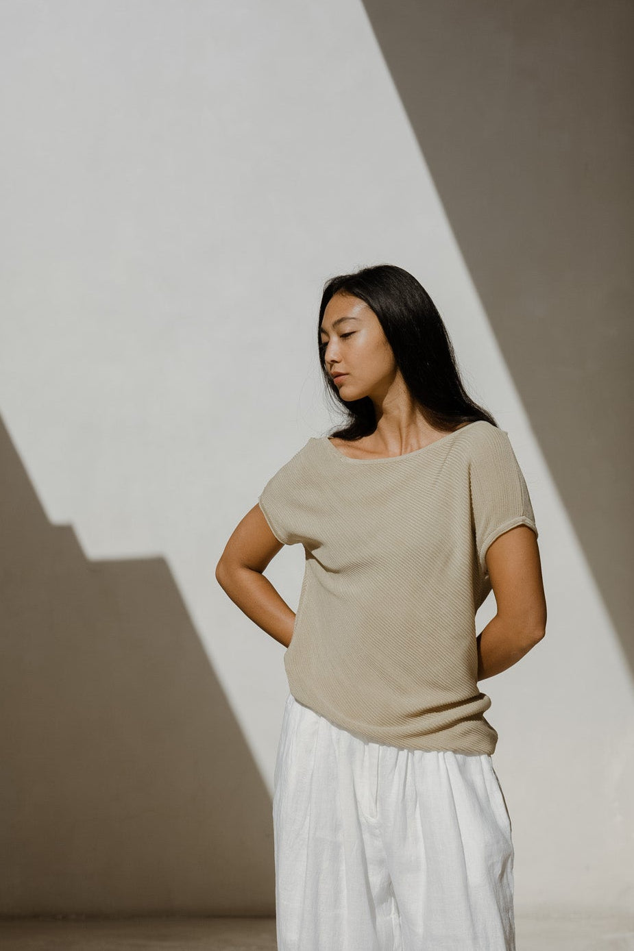Asymmetrical Knit Top
