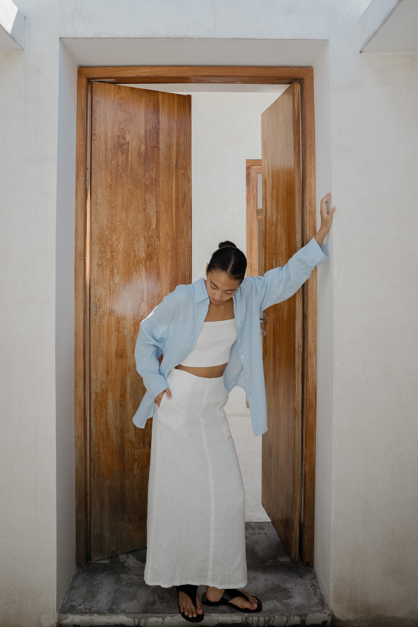 Noon Linen Skirt