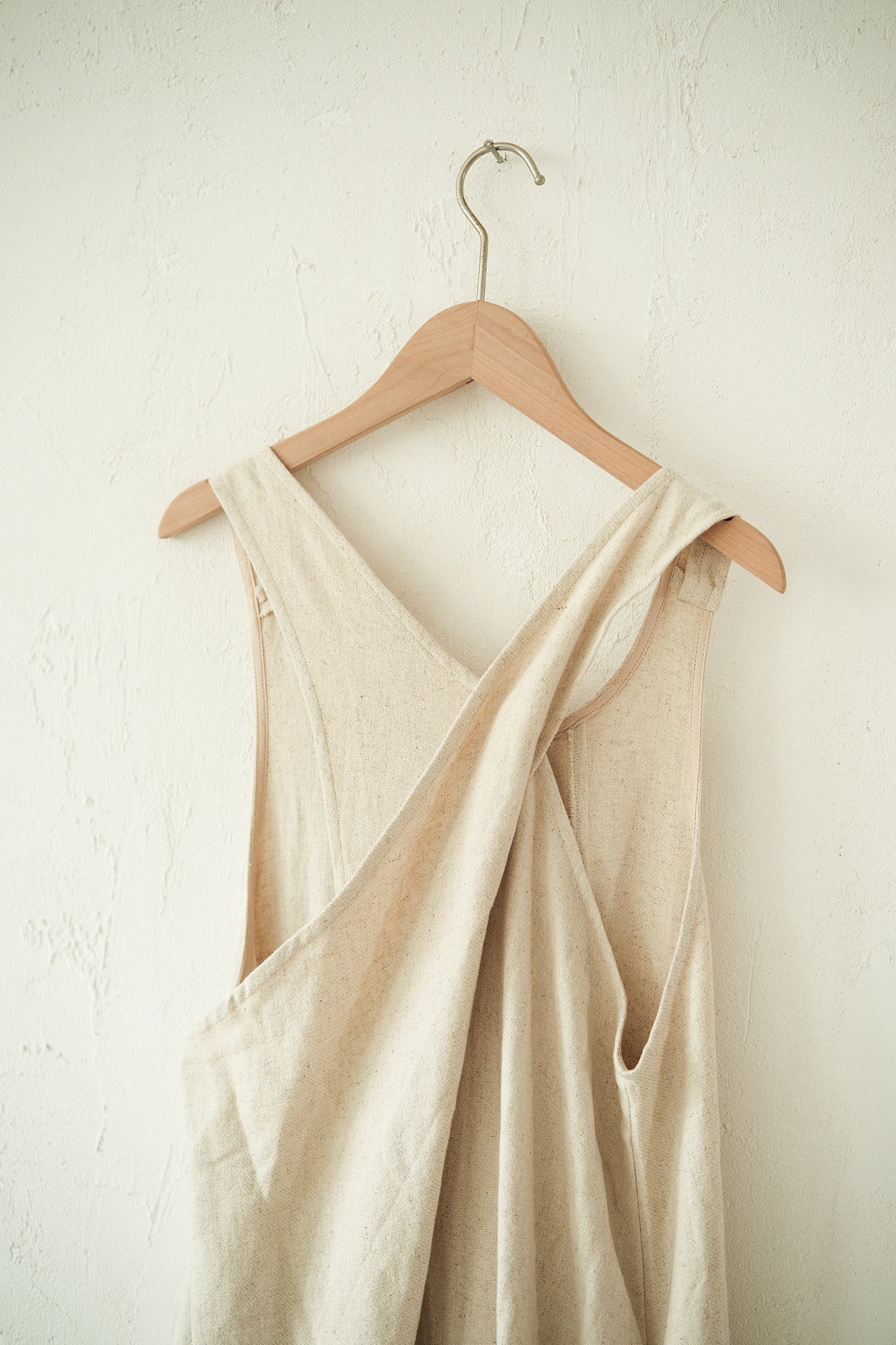 Adella Cross Back Linen Dress