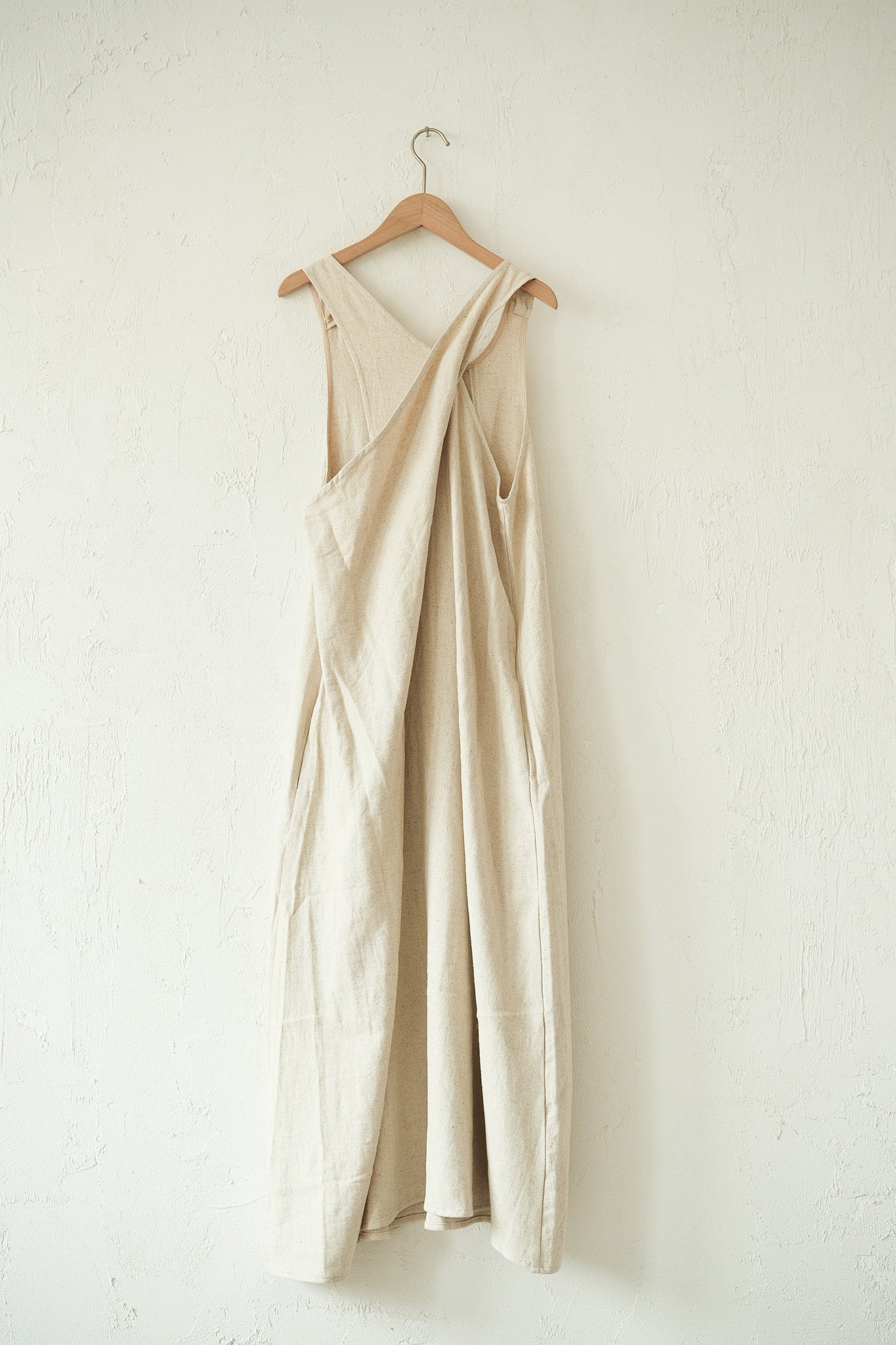 Adella Cross Back Linen Dress