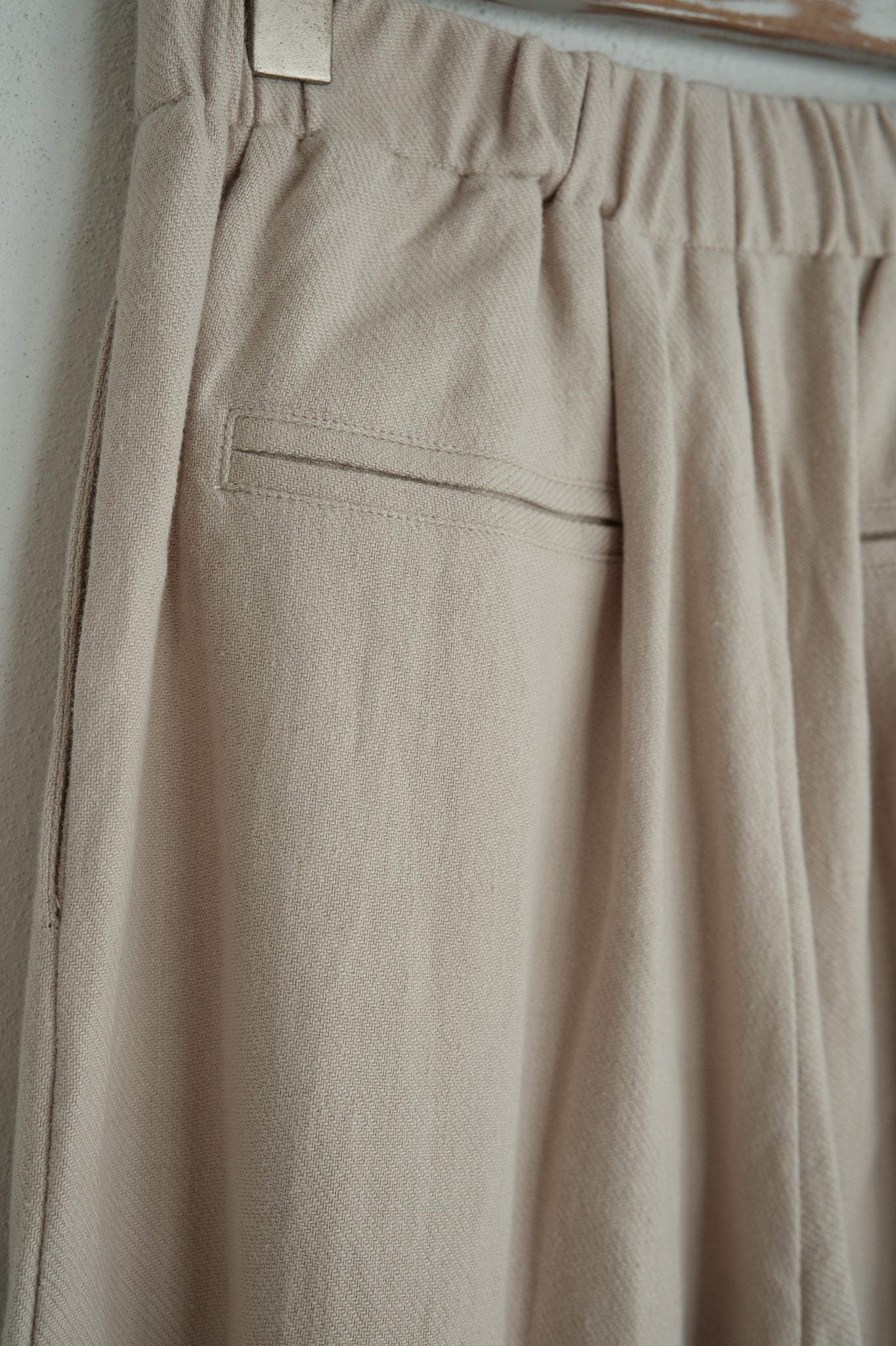 Thalia Long Linen Trousers