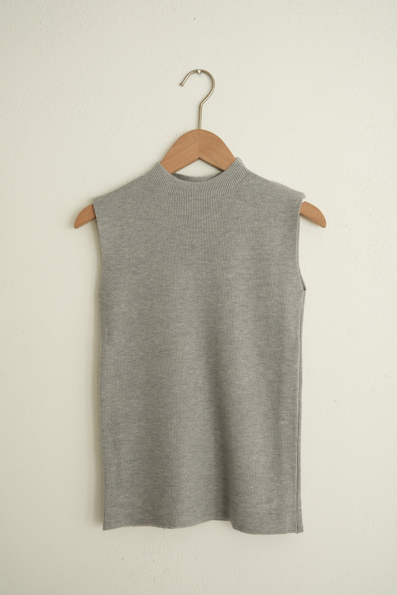 High Neck Knit Top