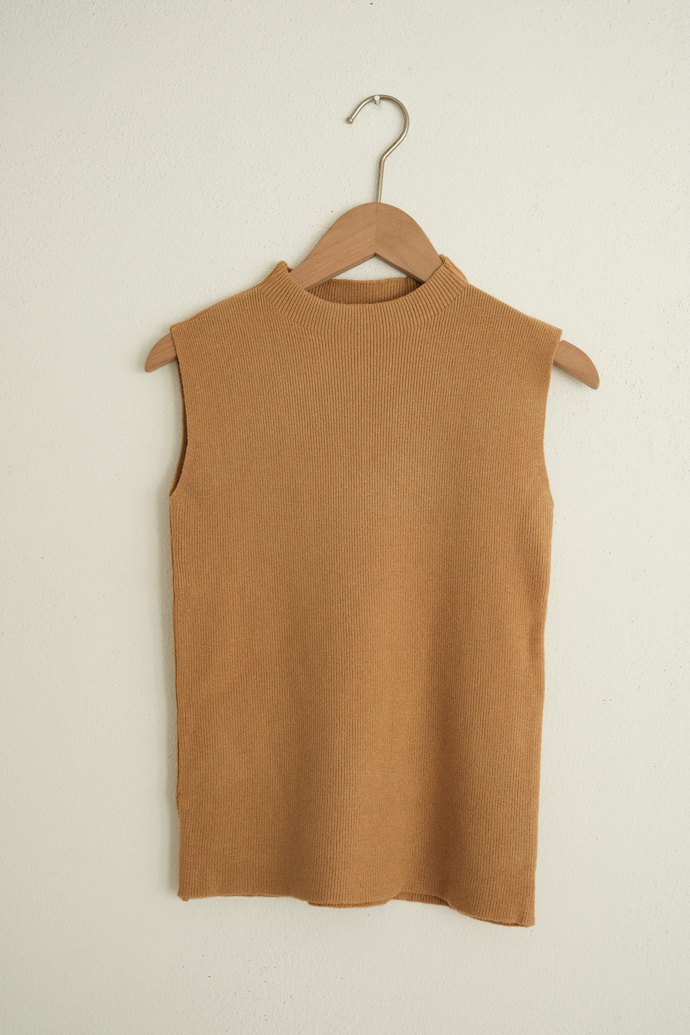 High Neck Knit Top