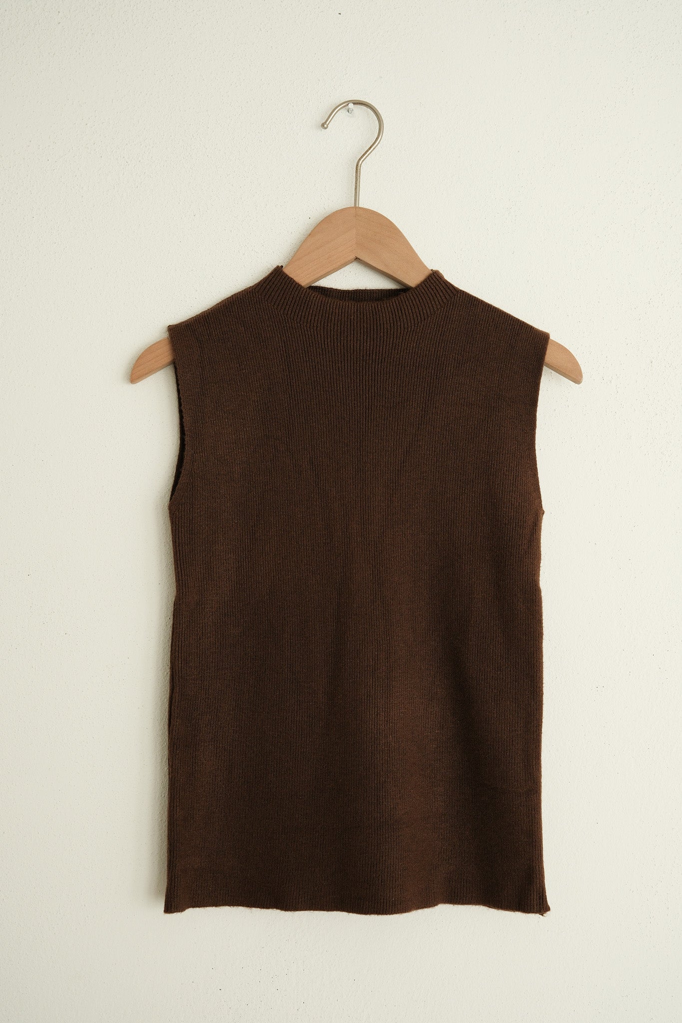 High Neck Knit Top