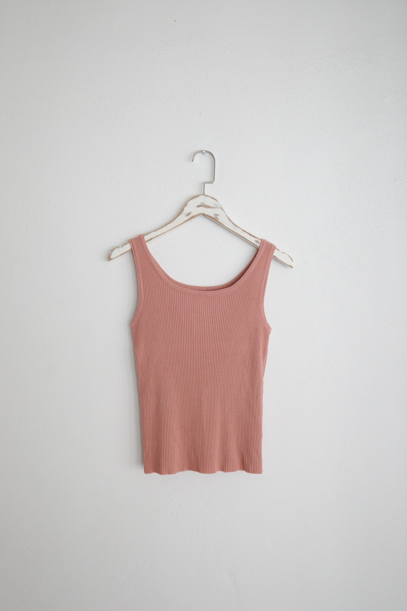 Ribbed Scoop Neck Knit Top