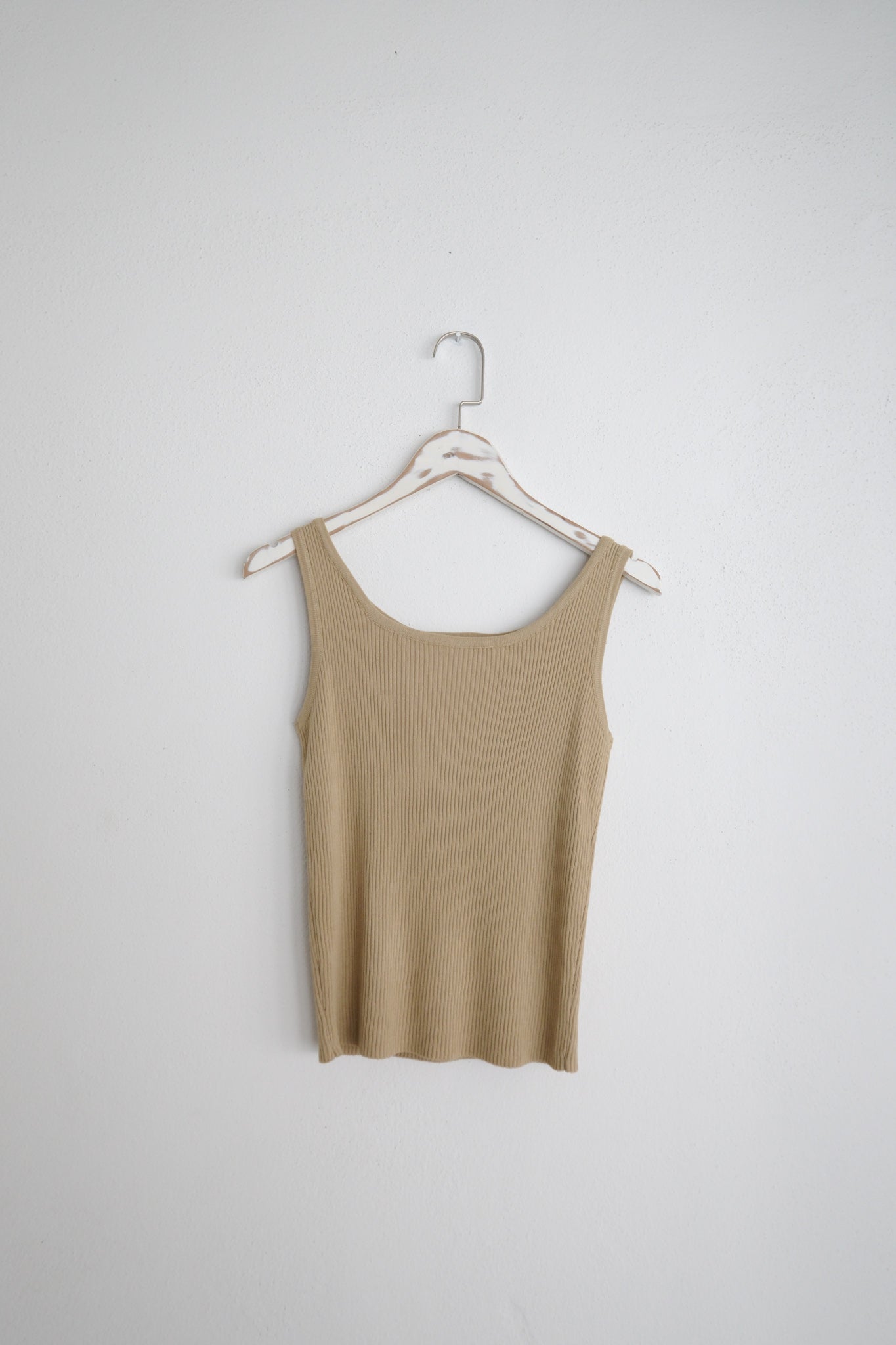 Ribbed Scoop Neck Knit Top