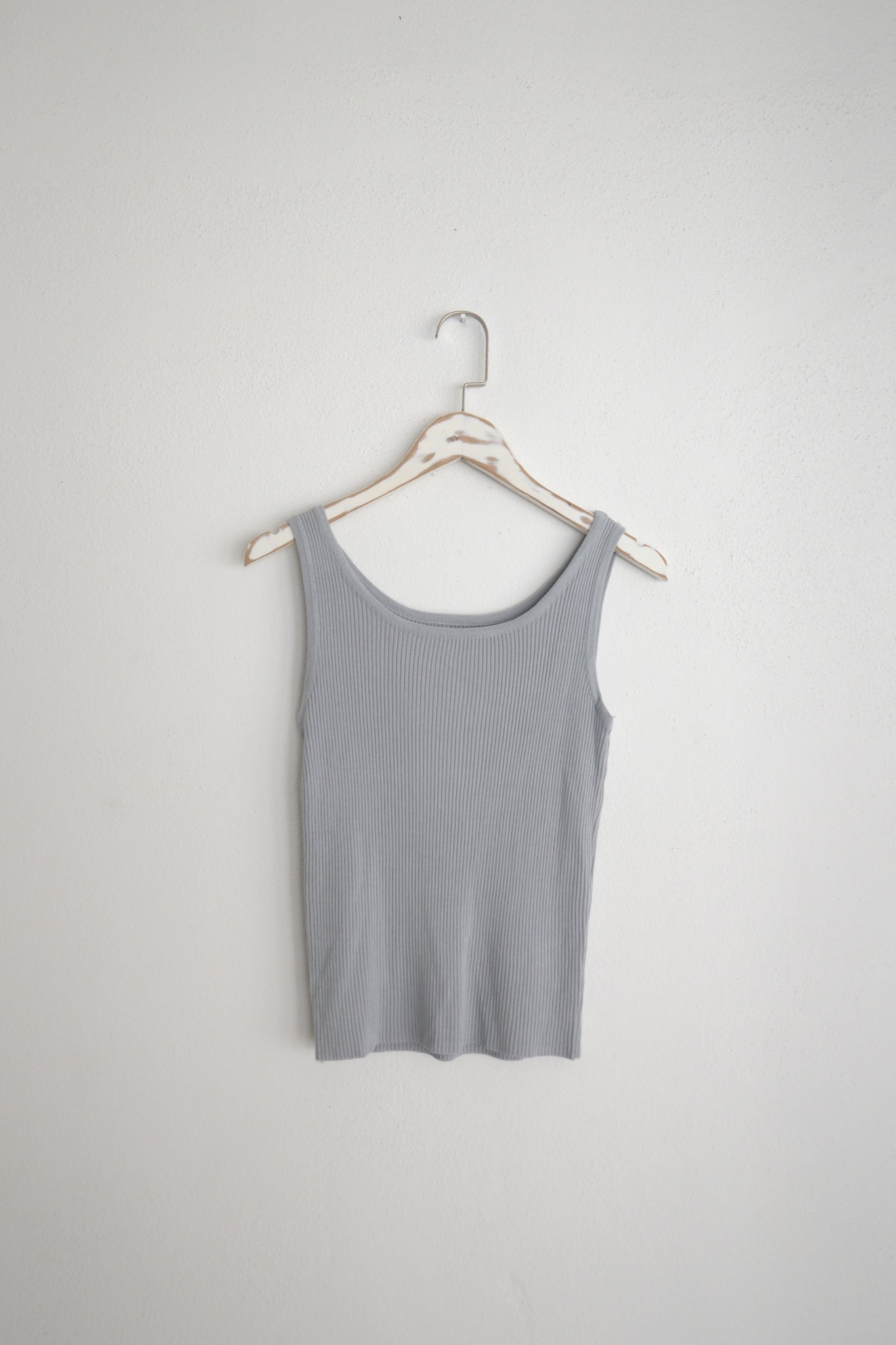 Ribbed Scoop Neck Knit Top